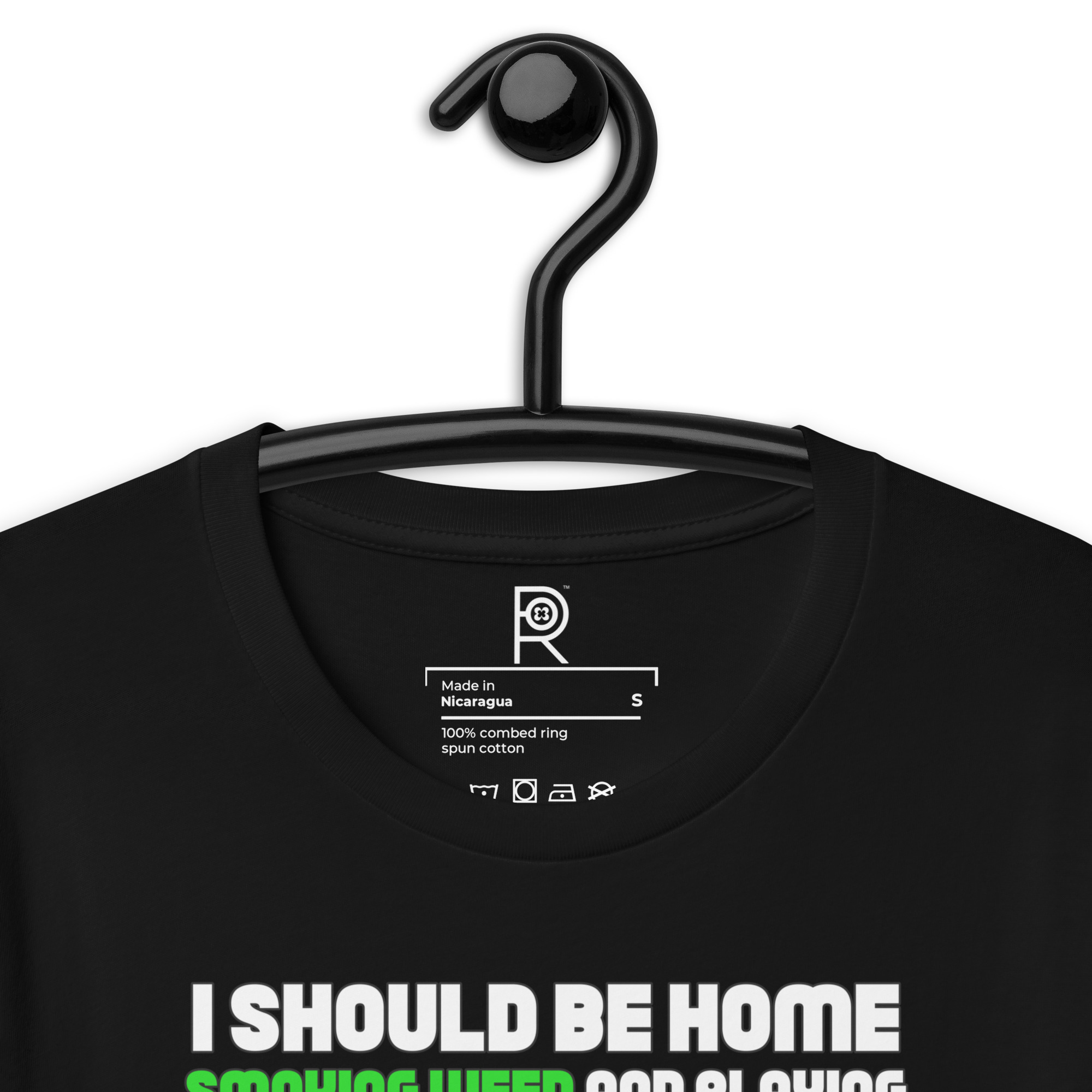 R - I Should Be Home Smoking Weed And Playing Board Games Instead I Am Here Protesting F*cking Nazis Dark Style Unisex T-shirt - Image 20