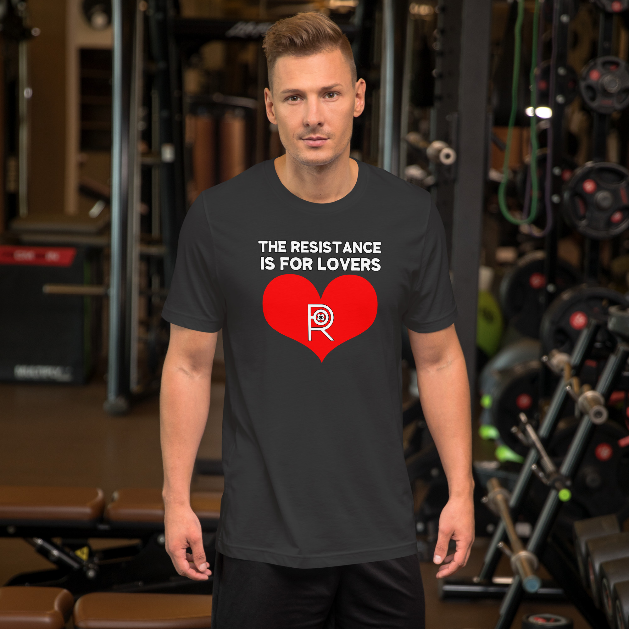 R - The Resistance Is For Lovers Dark Style Unisex T-shirt - Image 10