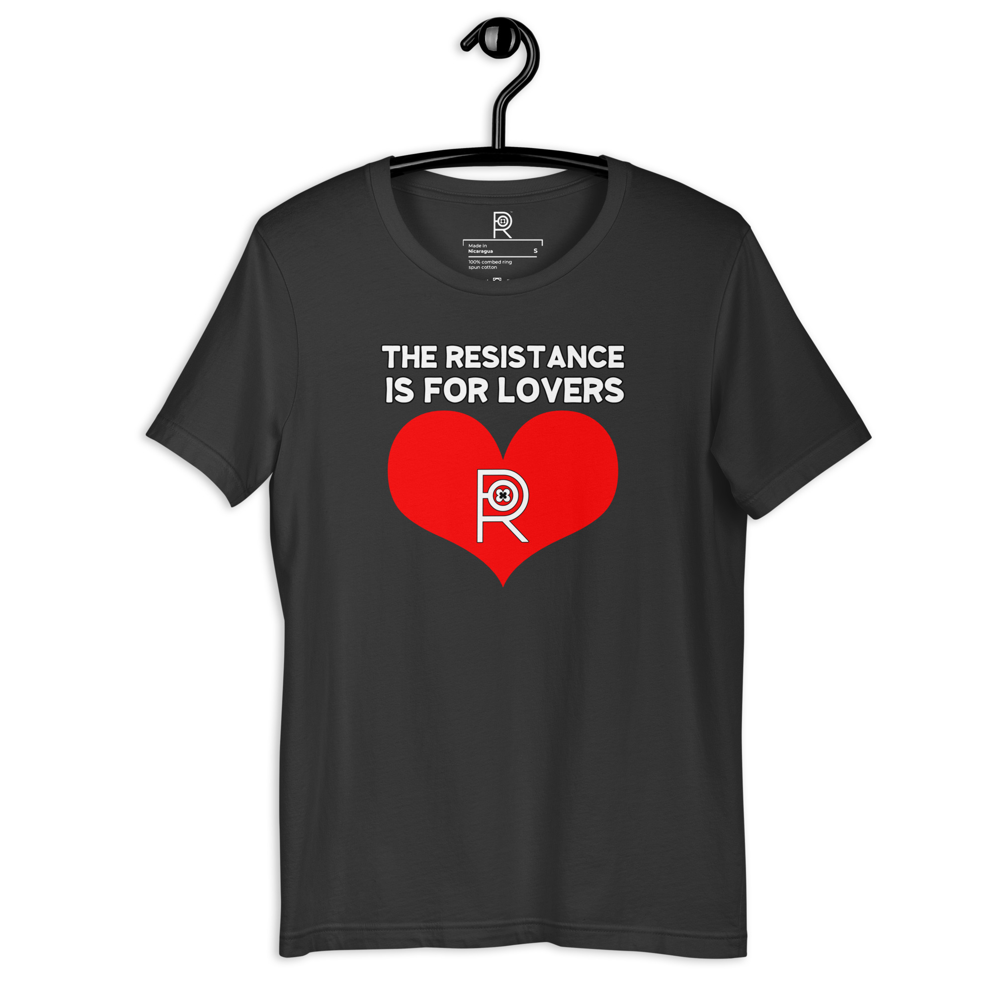 R - The Resistance Is For Lovers Dark Style Unisex T-shirt - Image 23