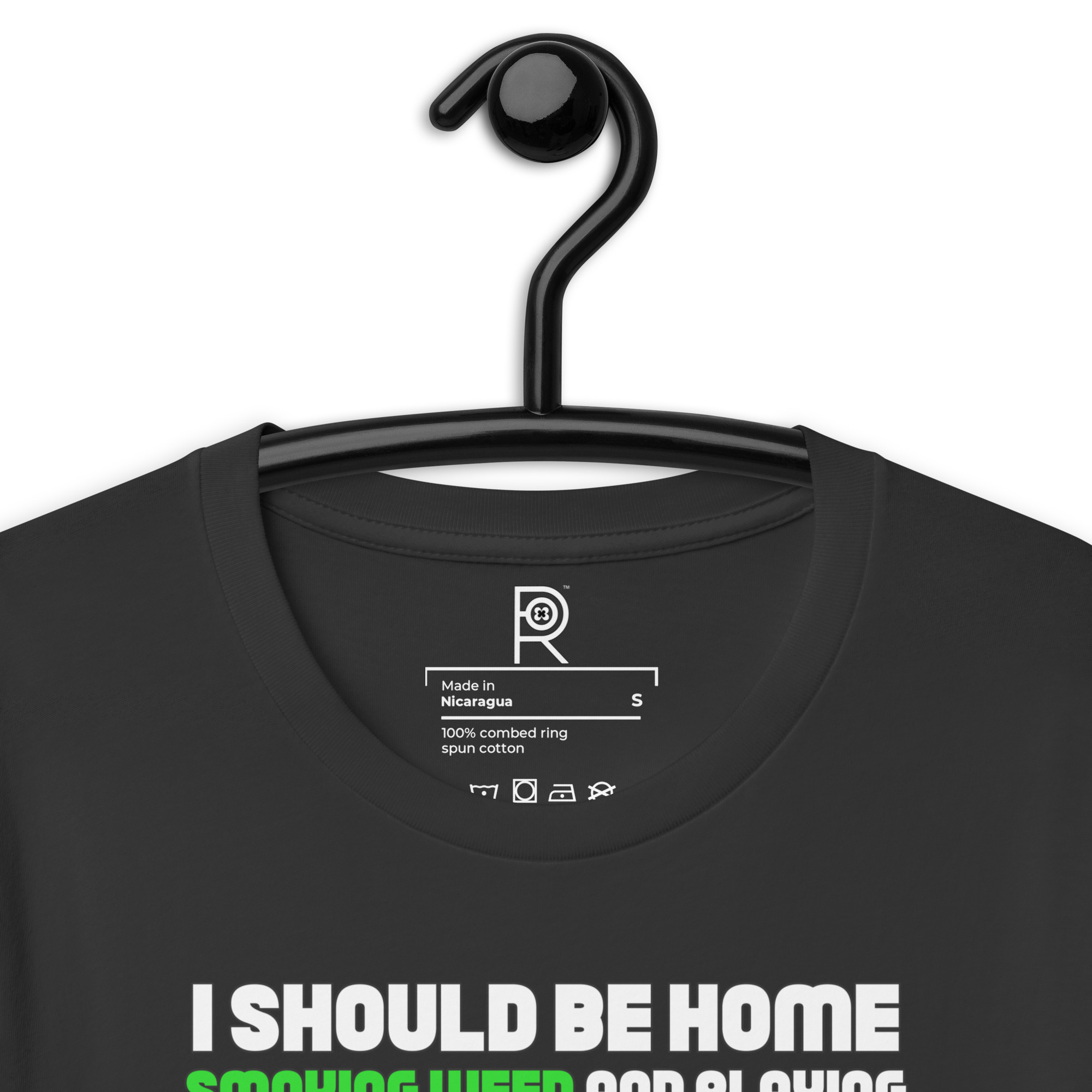 R - I Should Be Home Smoking Weed And Playing Board Games Instead I Am Here Protesting F*cking Nazis Dark Style Unisex T-shirt - Image 35
