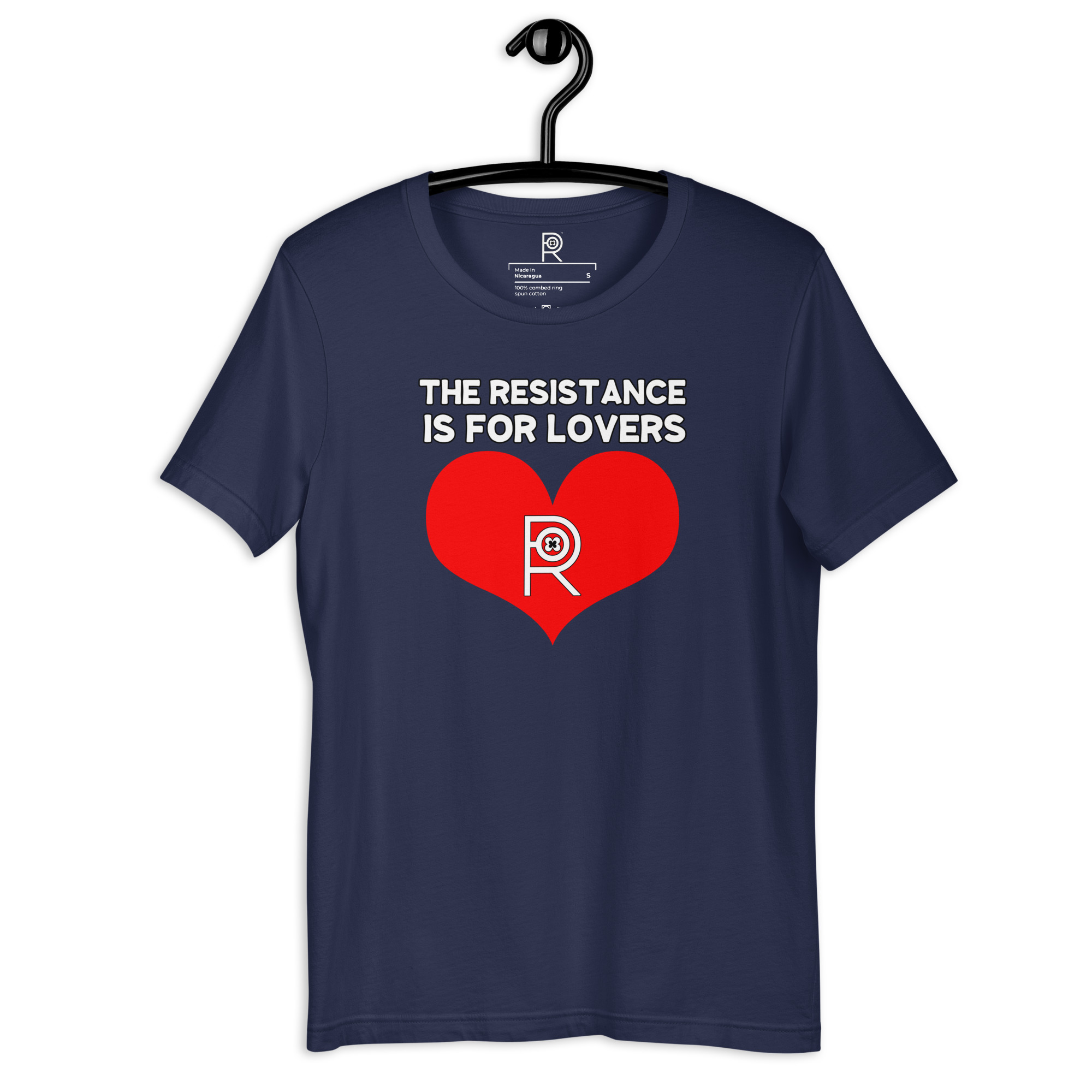 R - The Resistance Is For Lovers Dark Style Unisex T-shirt - Image 19