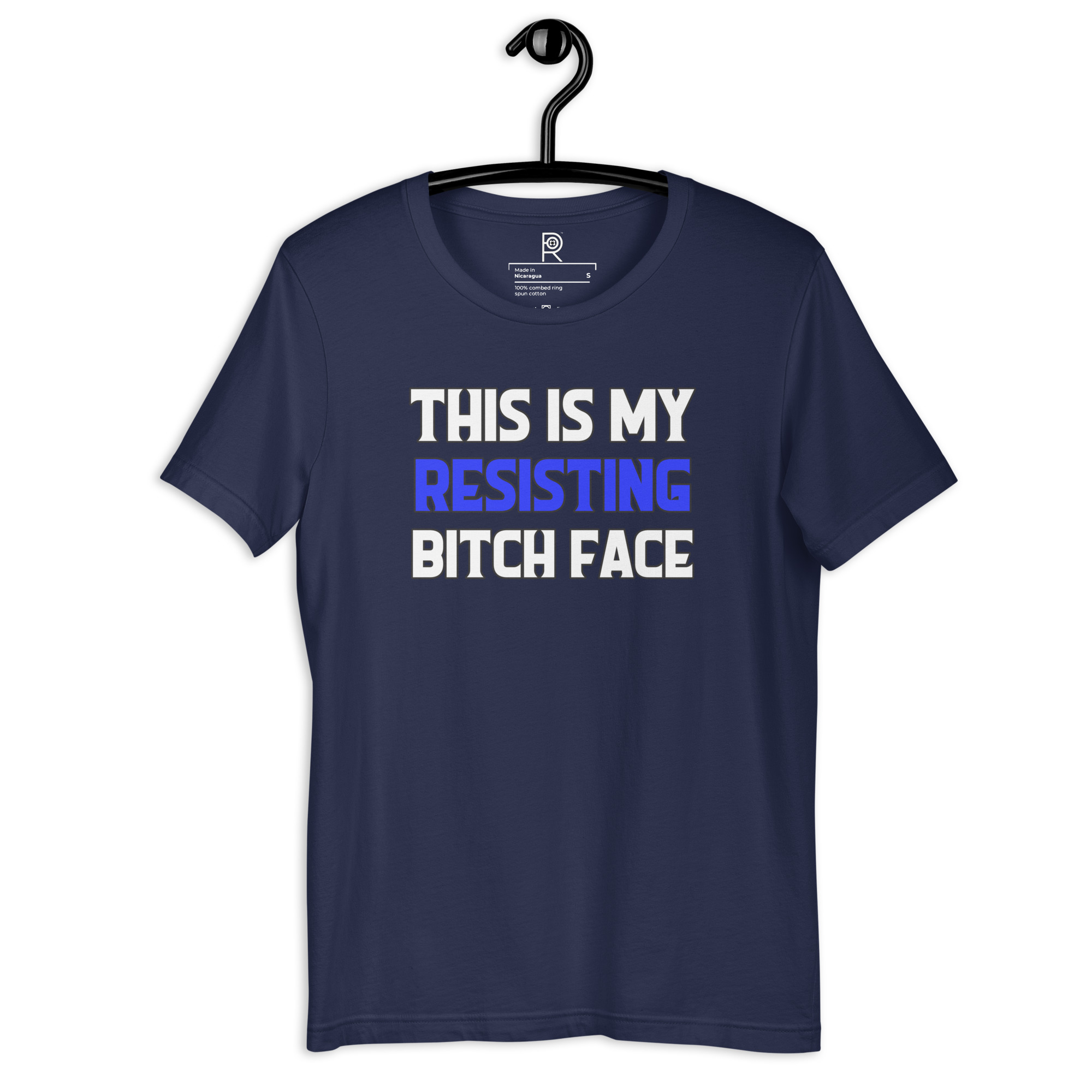 R - This Is My Resisting Bitch Face Dark Style Unisex T-shirt - Image 24