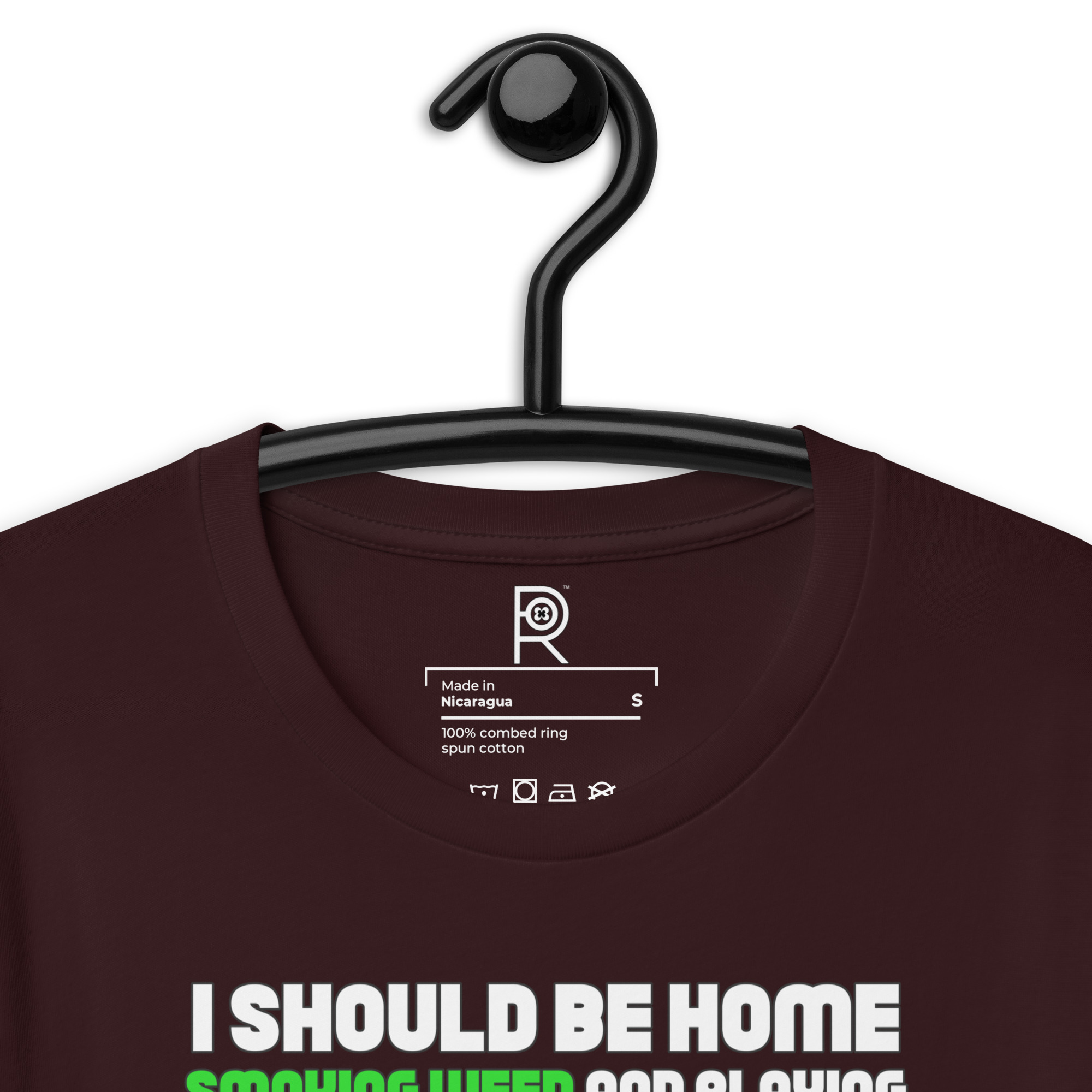 R - I Should Be Home Smoking Weed And Playing Board Games Instead I Am Here Protesting F*cking Nazis Dark Style Unisex T-shirt - Image 26