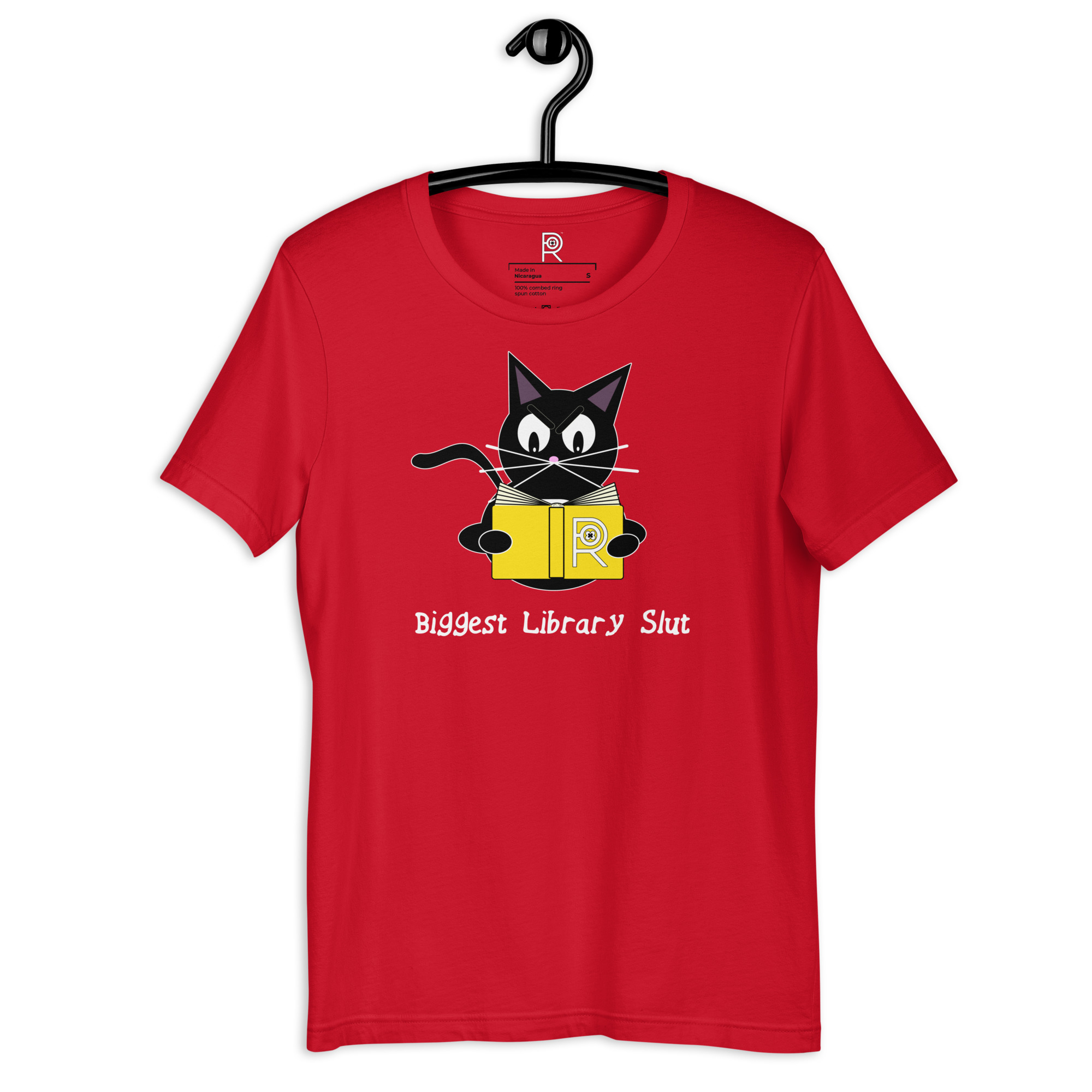 R - Biggest Library Slut Dark Style Unisex T-shirt - Image 50