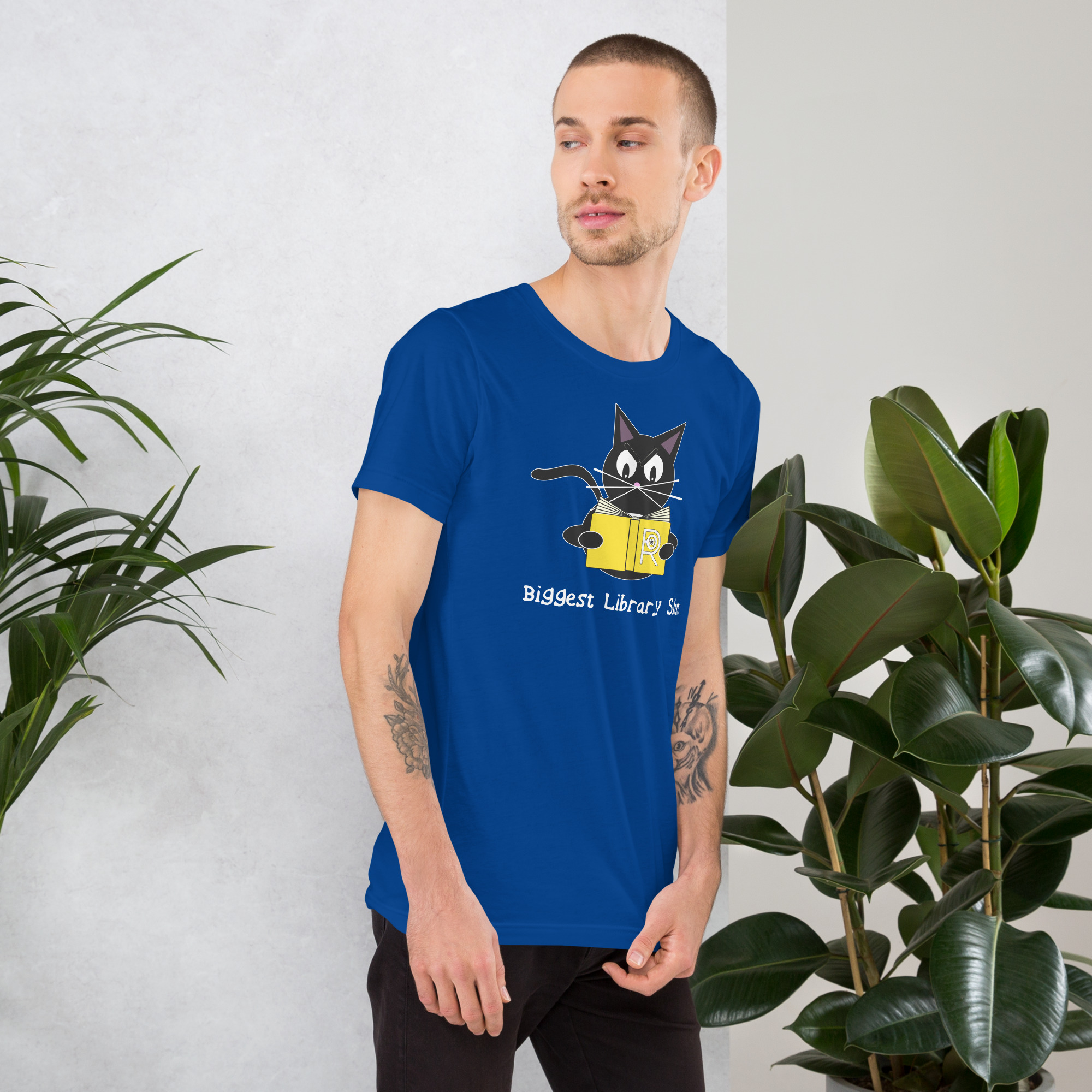 R - Biggest Library Slut Dark Style Unisex T-shirt - Image 19