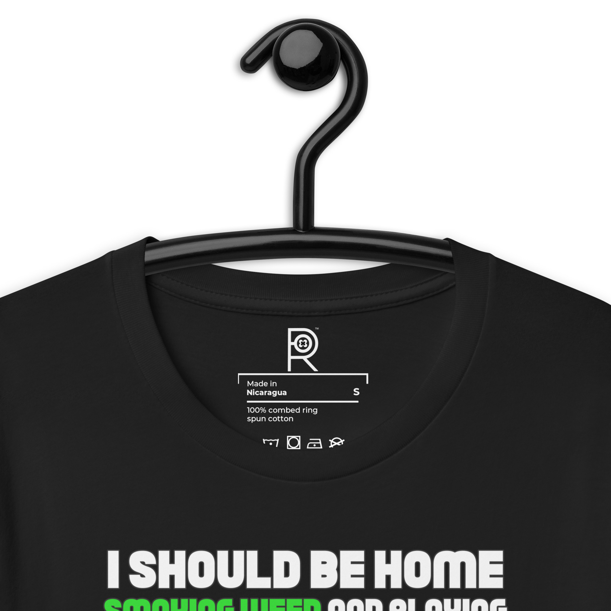 R - I Should Be Home Smoking Weed And Playing Board Games Instead I Am Here Protesting F*cking Nazis Dark Style Unisex T-shirt - Image 23