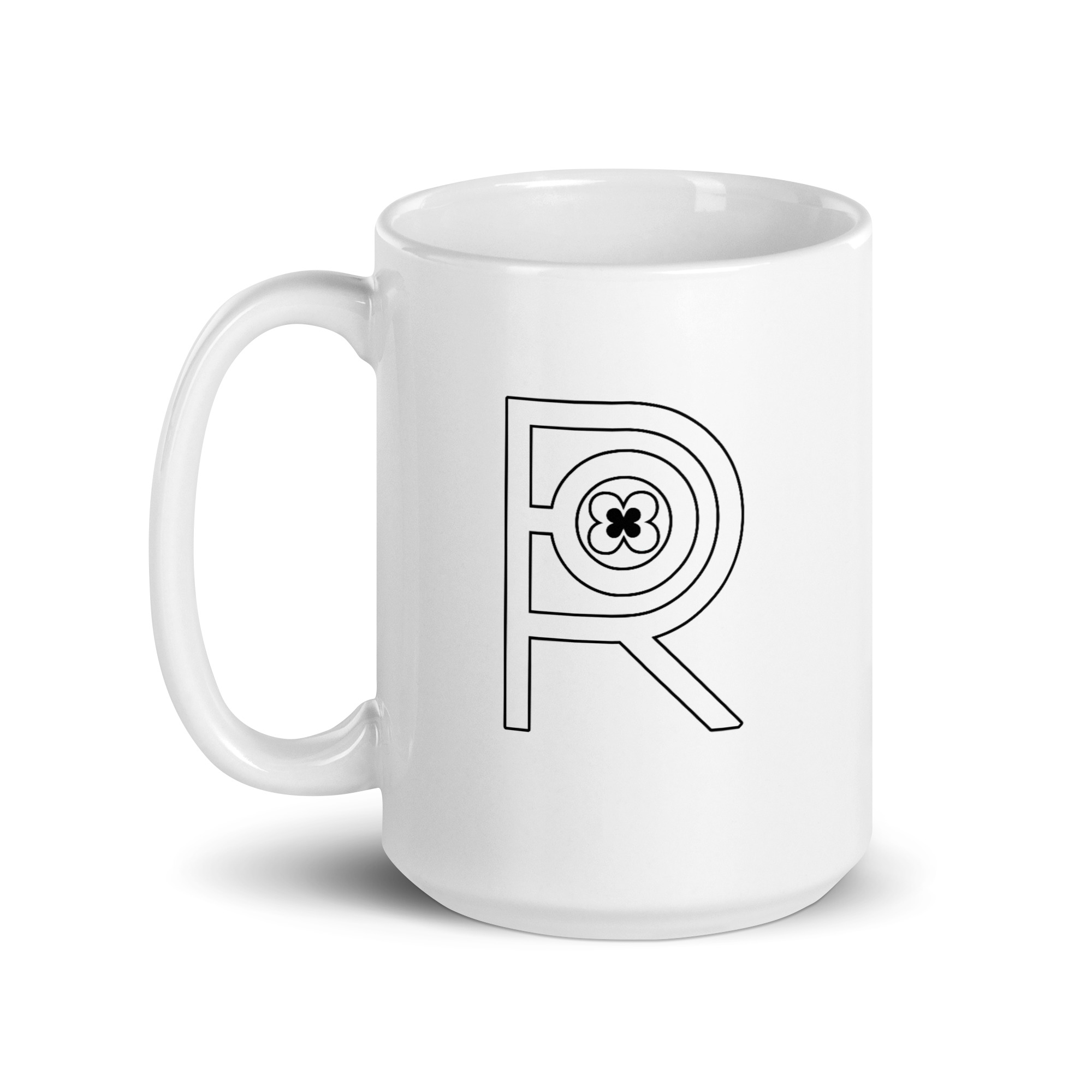 R - Resist FDT No Tariffs MAGA Morons Are Governing America White Glossy Mug - Image 5