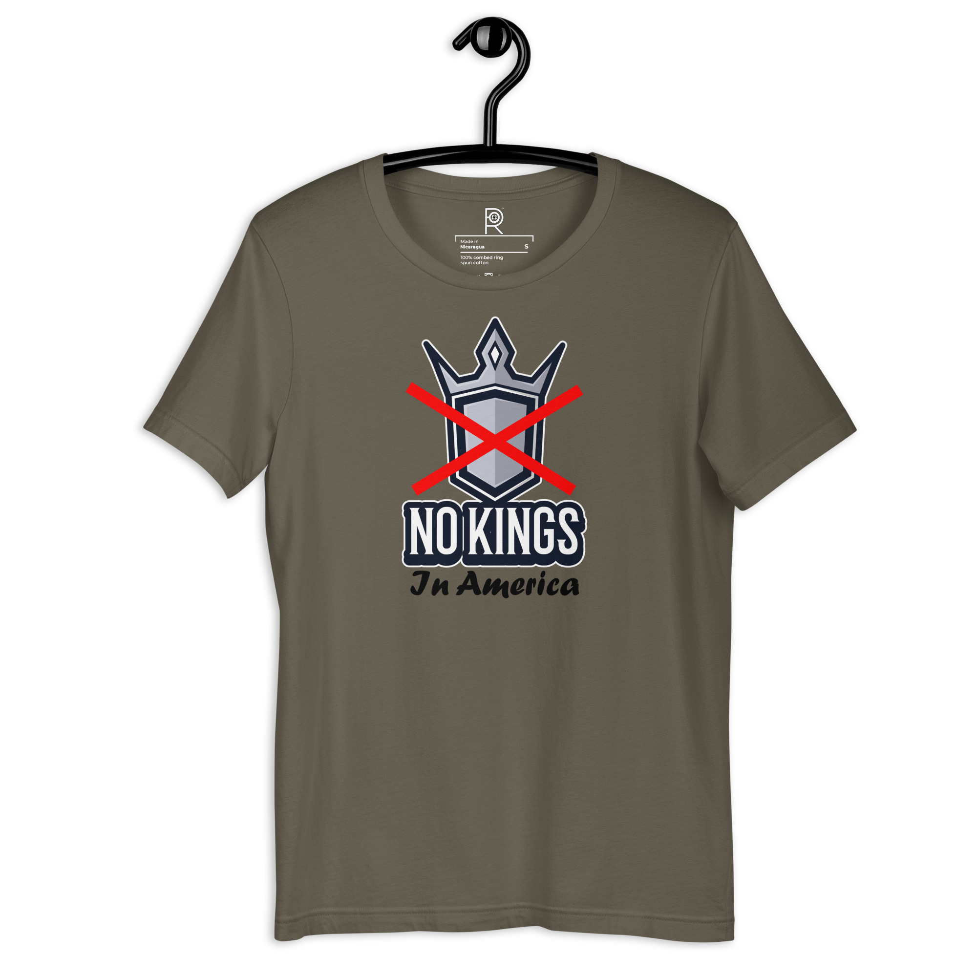 R - No Kings In America Dark Style Unisex T-shirt - Image 33