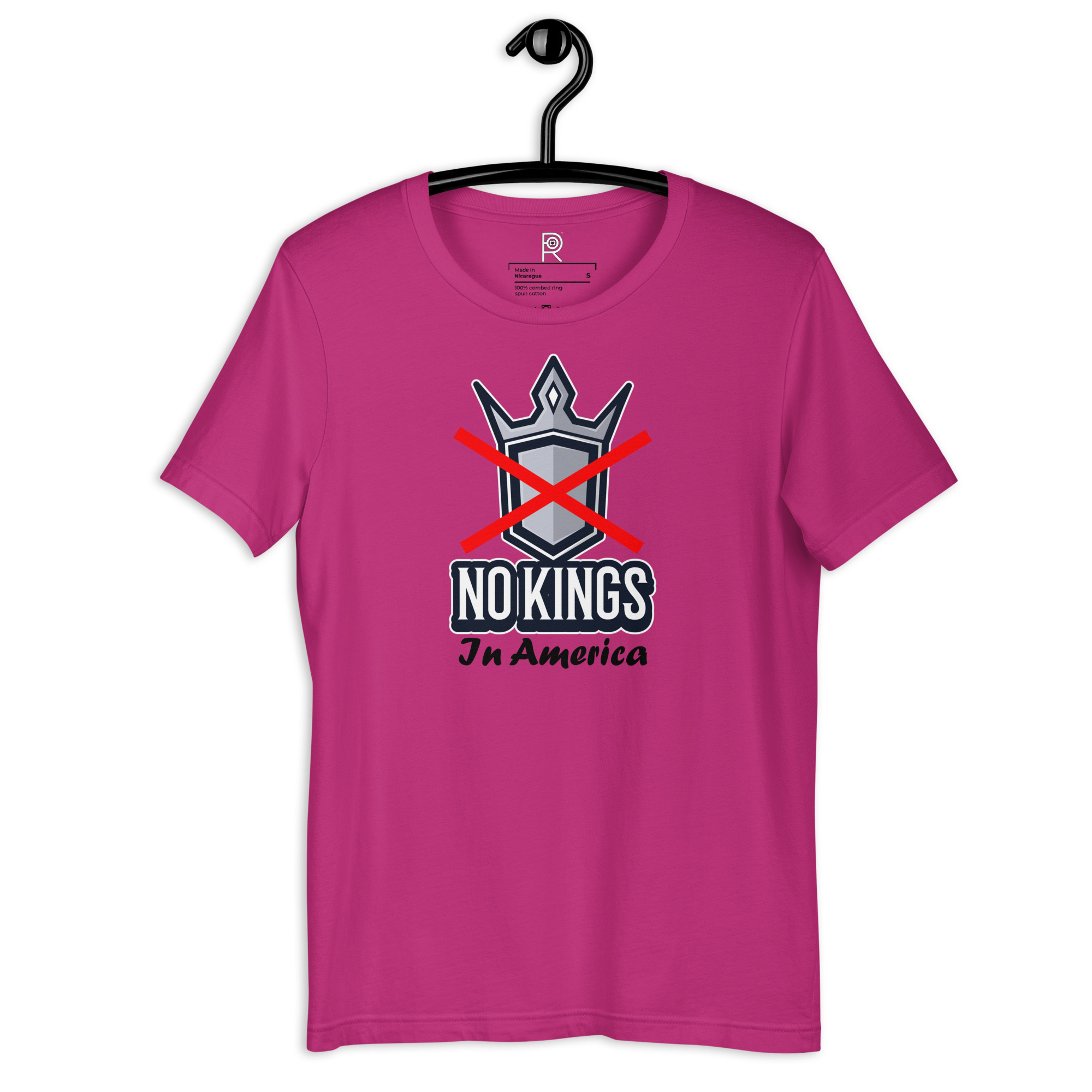 R - No Kings In America Dark Style Unisex T-shirt - Image 27