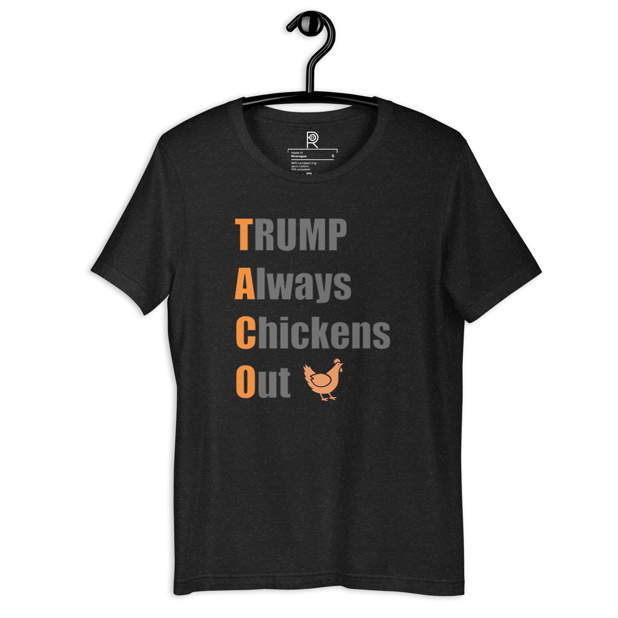 R - TACO - Trump Always Chickens Out Dark Style Unisex T-shirt