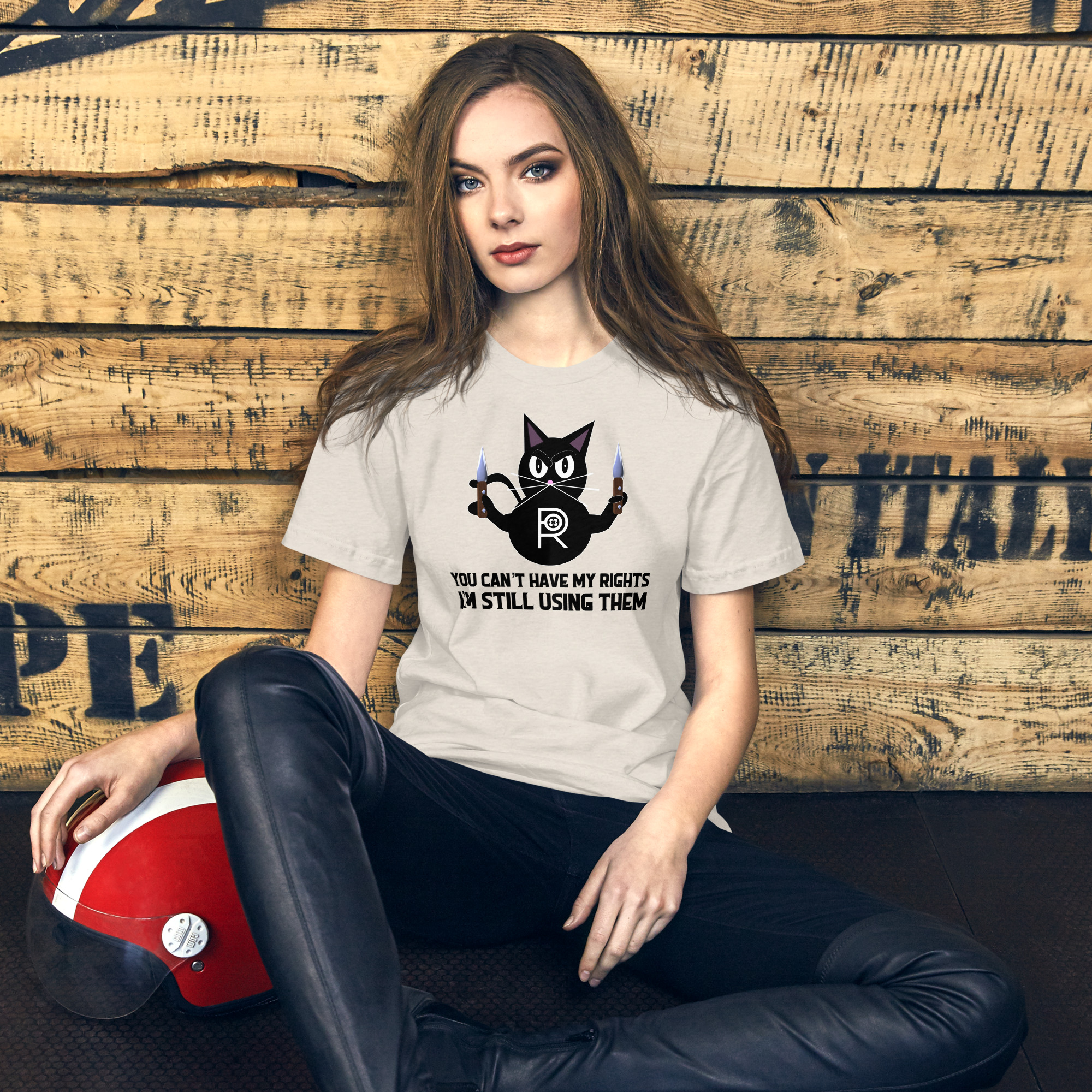 R - You Can't Have My Rights I'm Still Using Them Light Style Unisex T-shirt - Image 12