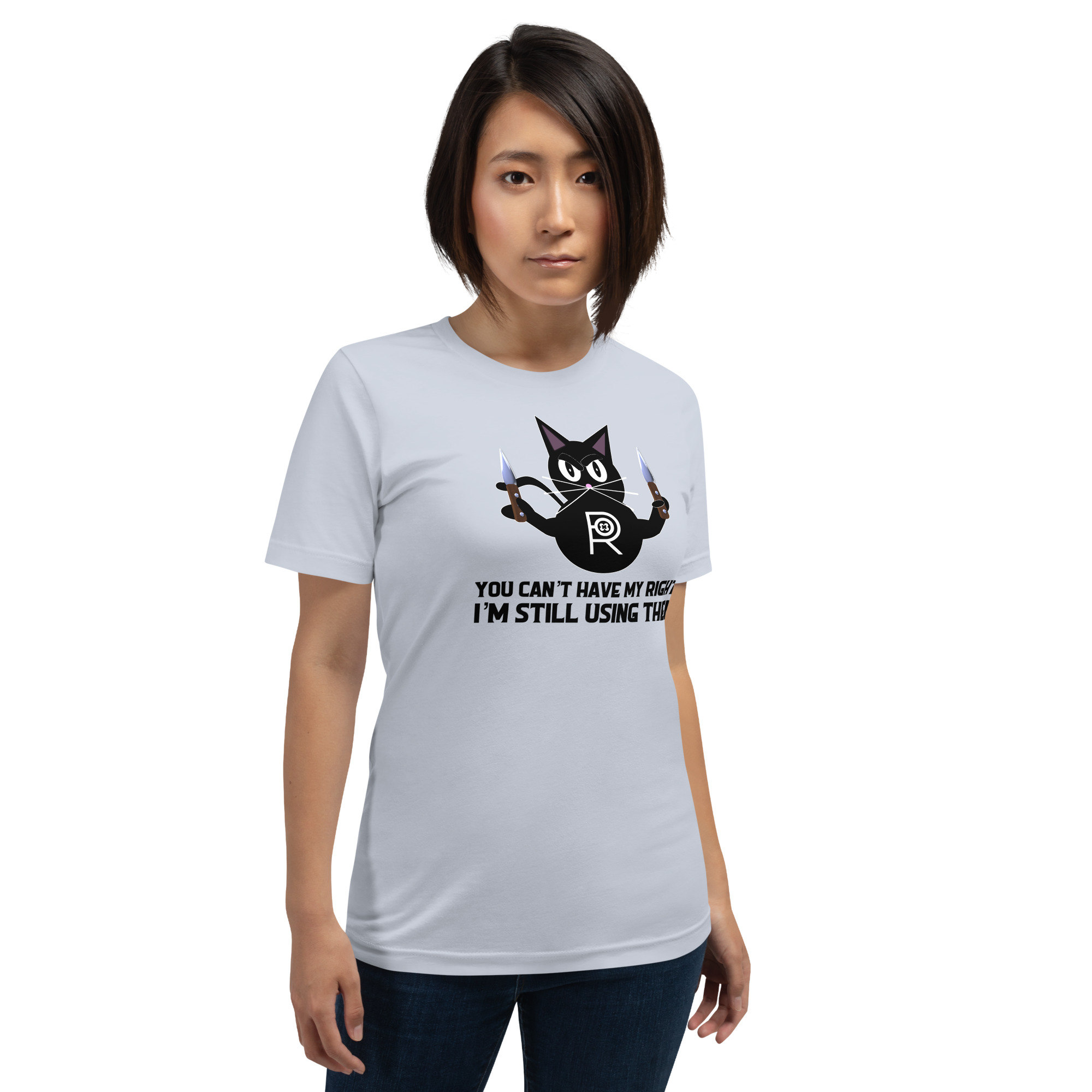 R - You Can't Have My Rights I'm Still Using Them Light Style Unisex T-shirt - Image 7