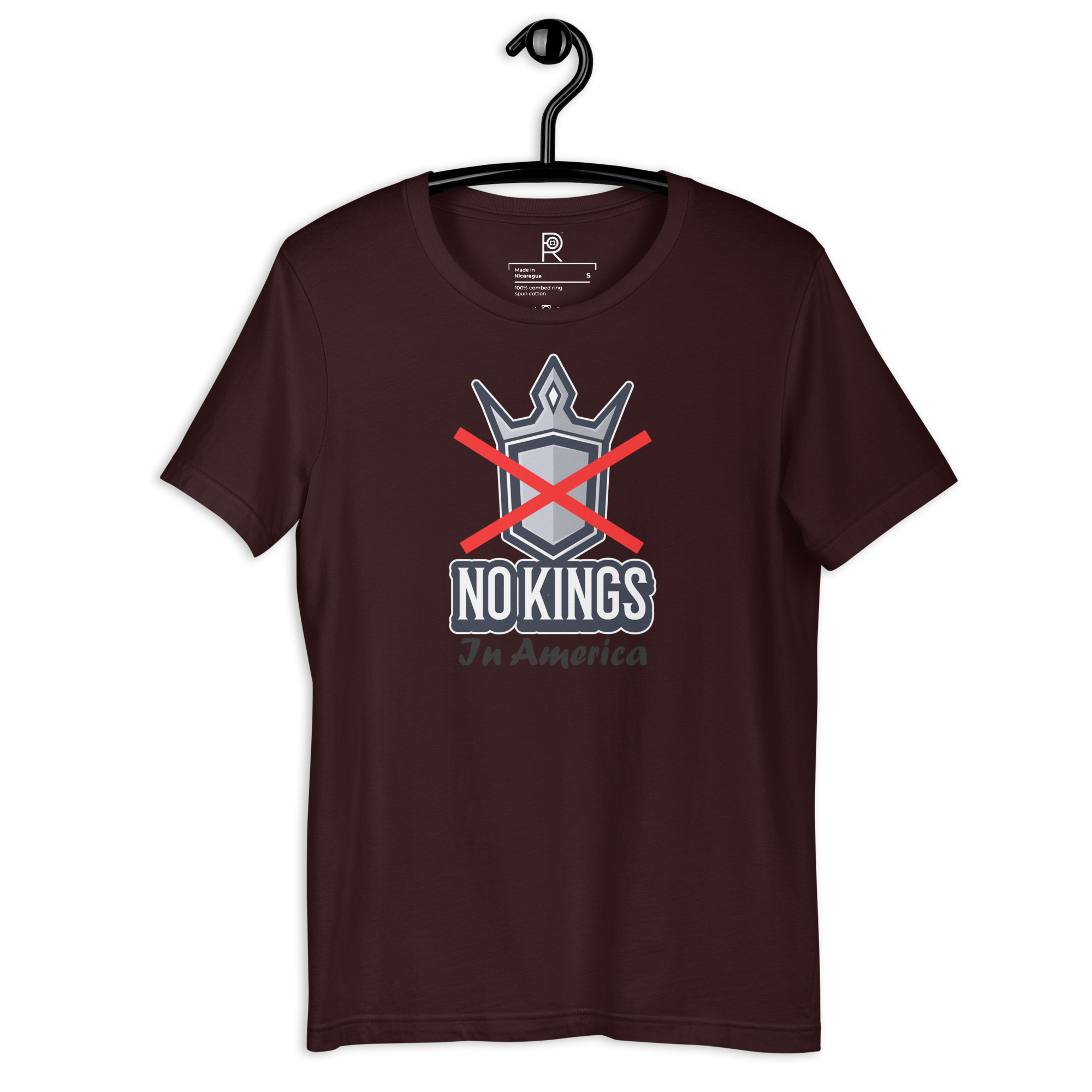 R - No Kings In America Dark Style Unisex T-shirt - Image 18