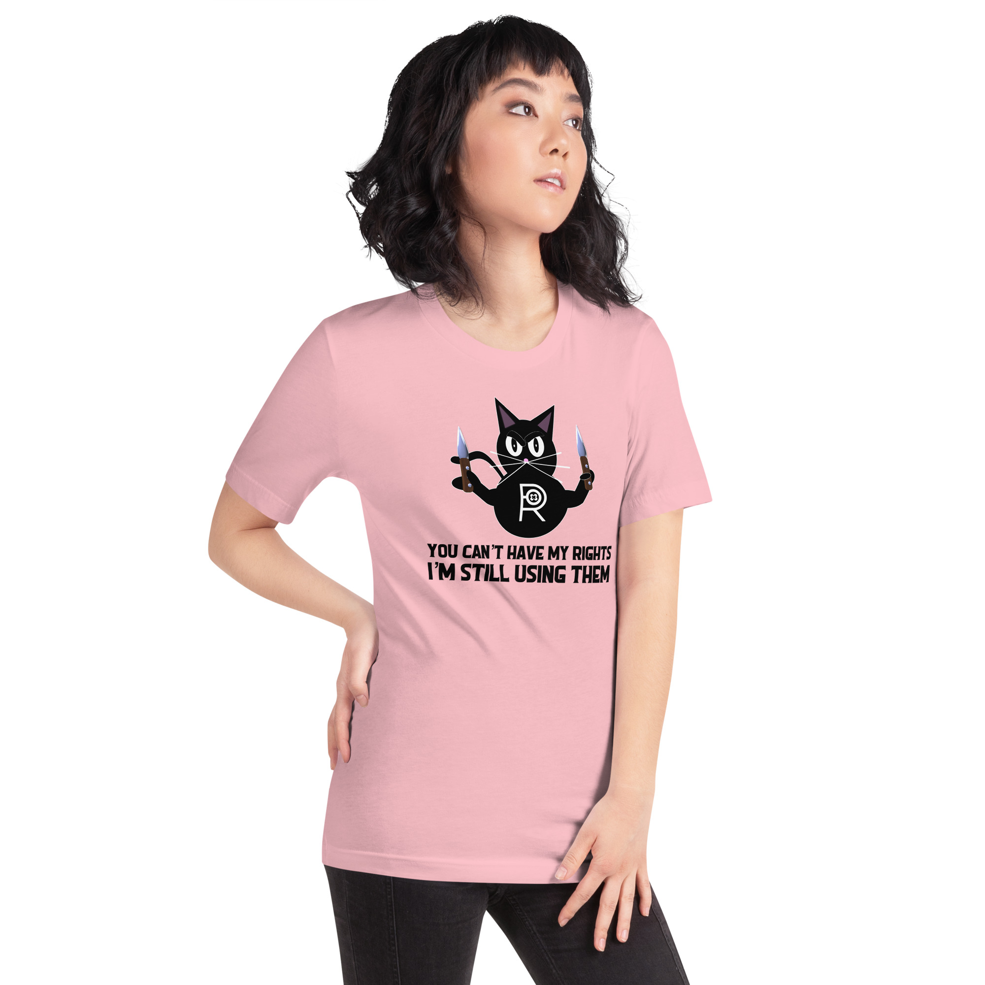 R - You Can't Have My Rights I'm Still Using Them Light Style Unisex T-shirt - Image 2
