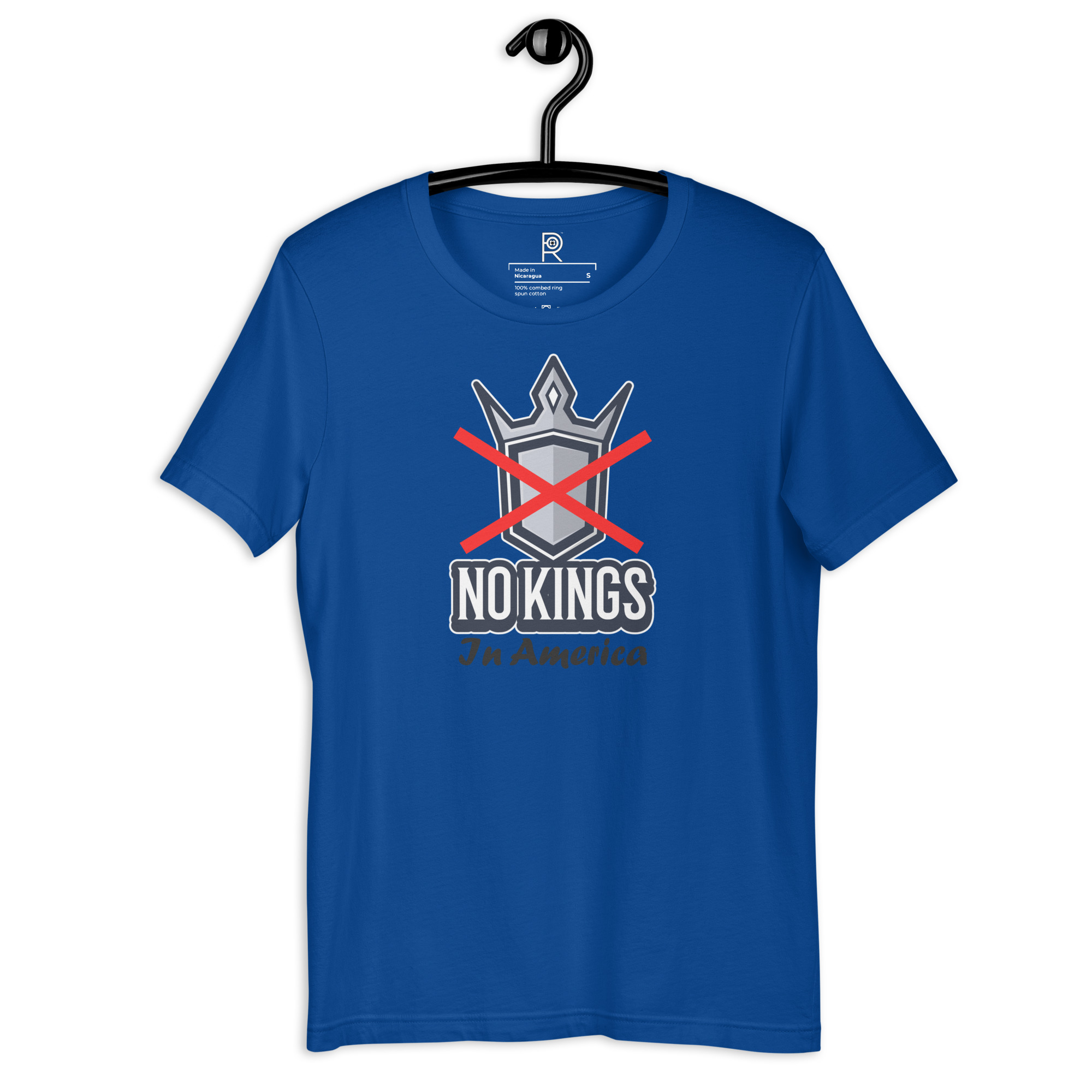 R - No Kings In America Dark Style Unisex T-shirt - Image 21