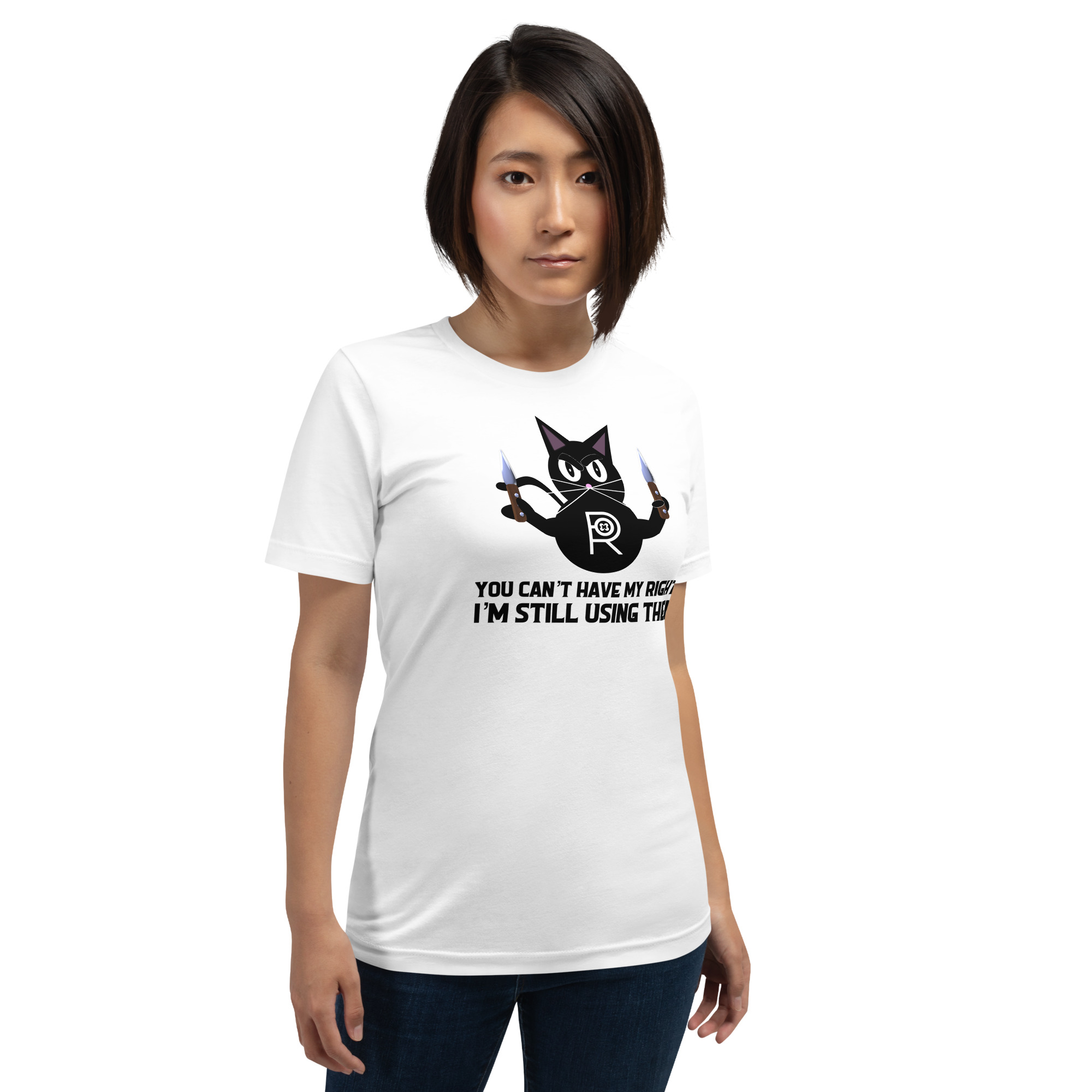 R - You Can't Have My Rights I'm Still Using Them Light Style Unisex T-shirt - Image 20