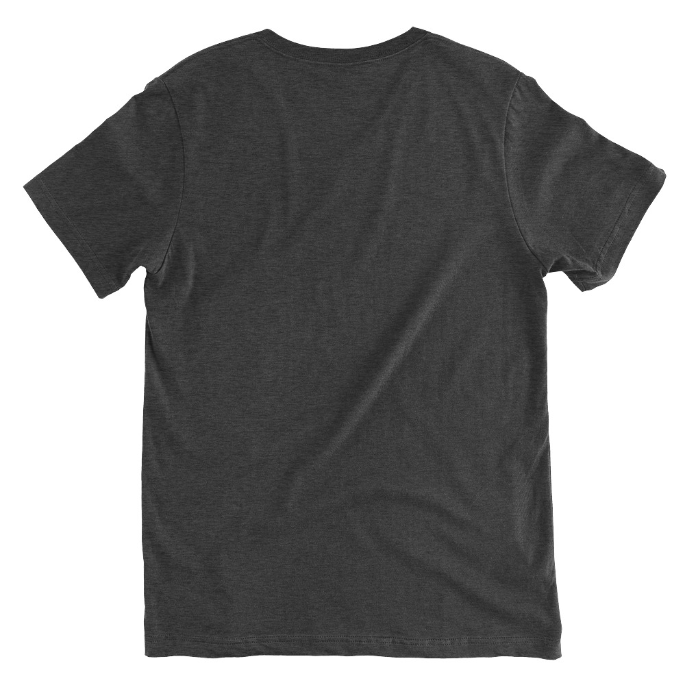 R - Rise Resist Revolt Rebuild But First Coffee Dark Style Unisex Short Sleeve V-Neck T-Shirt - Image 12