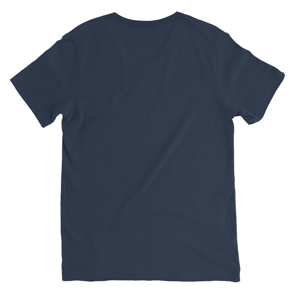 R - Rise Resist Revolt Rebuild But First Coffee Dark Style Unisex Short Sleeve V-Neck T-Shirt - Image 10