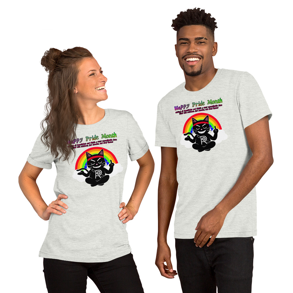 R - Happy Pride Month Light Style Unisex T-shirt - Image 15