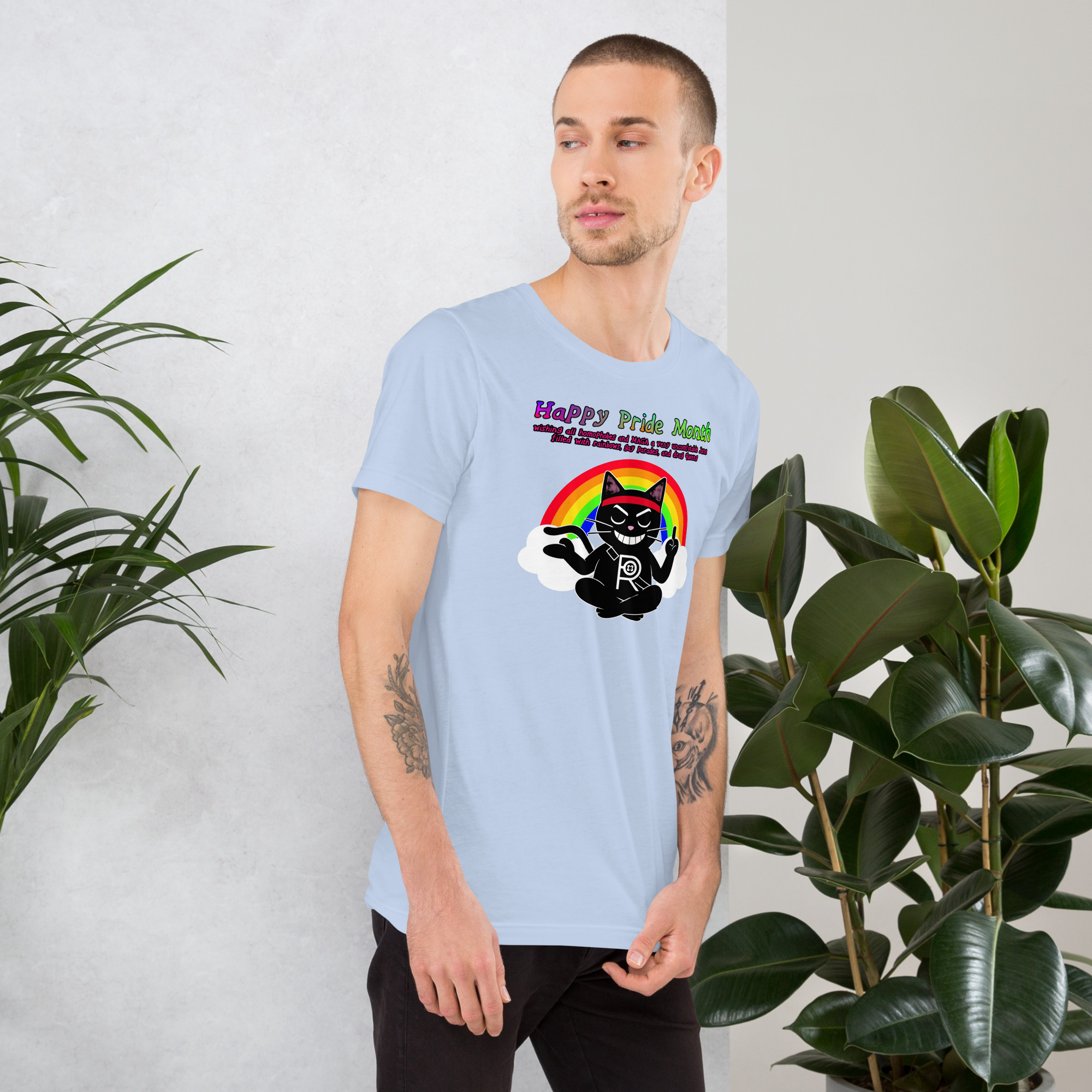 R - Happy Pride Month Light Style Unisex T-shirt - Image 7