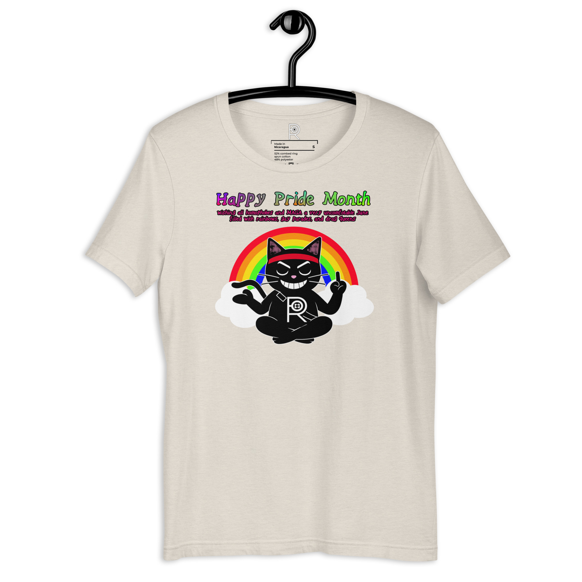 R - Happy Pride Month Light Style Unisex T-shirt - Image 33