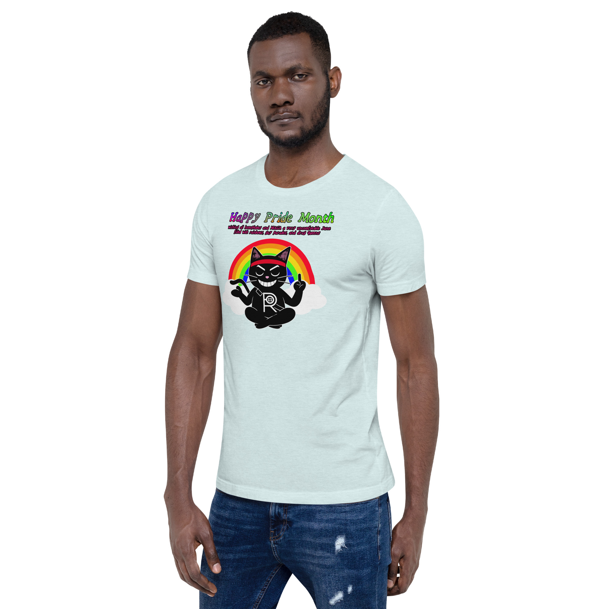 R - Happy Pride Month Light Style Unisex T-shirt - Image 21