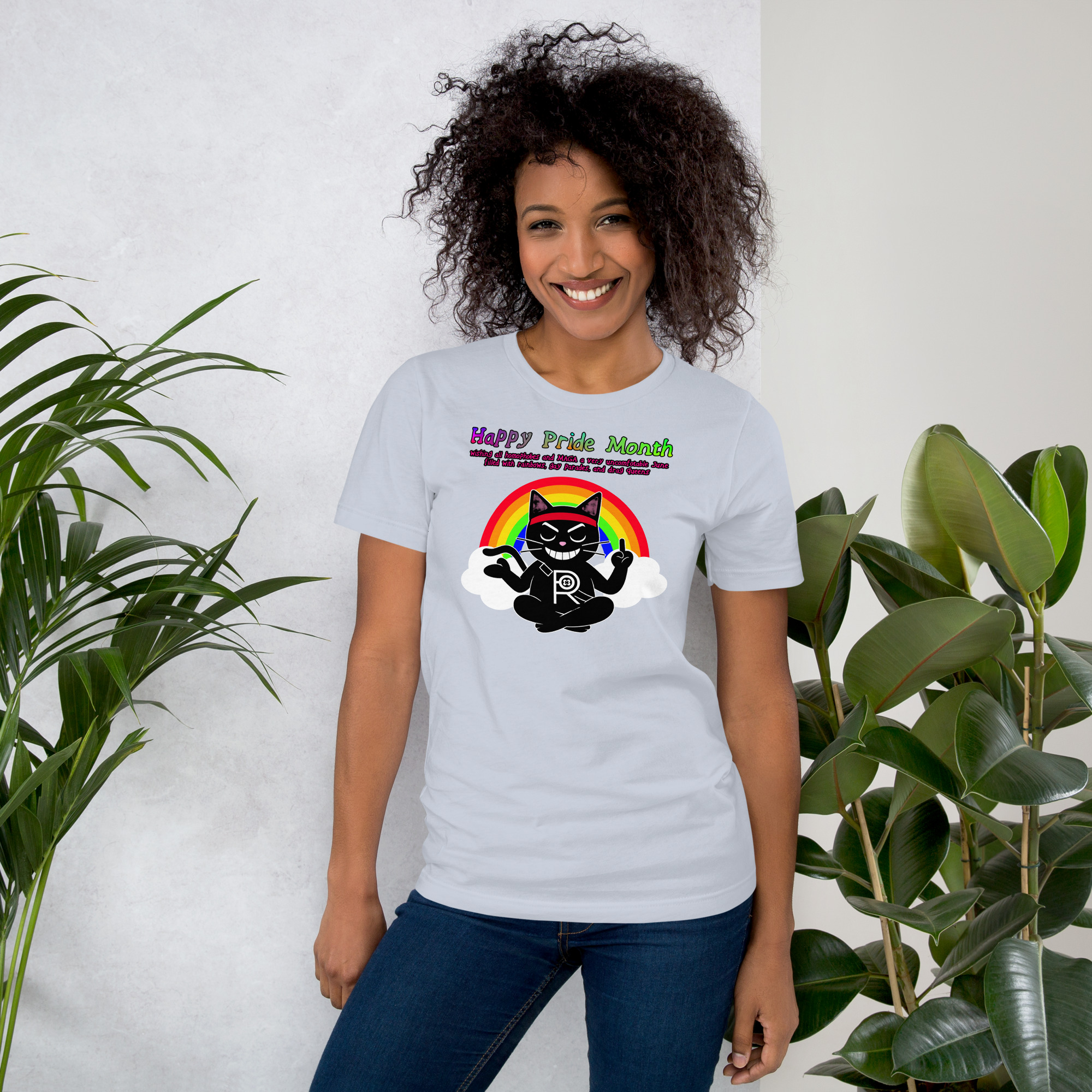 R - Happy Pride Month Light Style Unisex T-shirt - Image 4