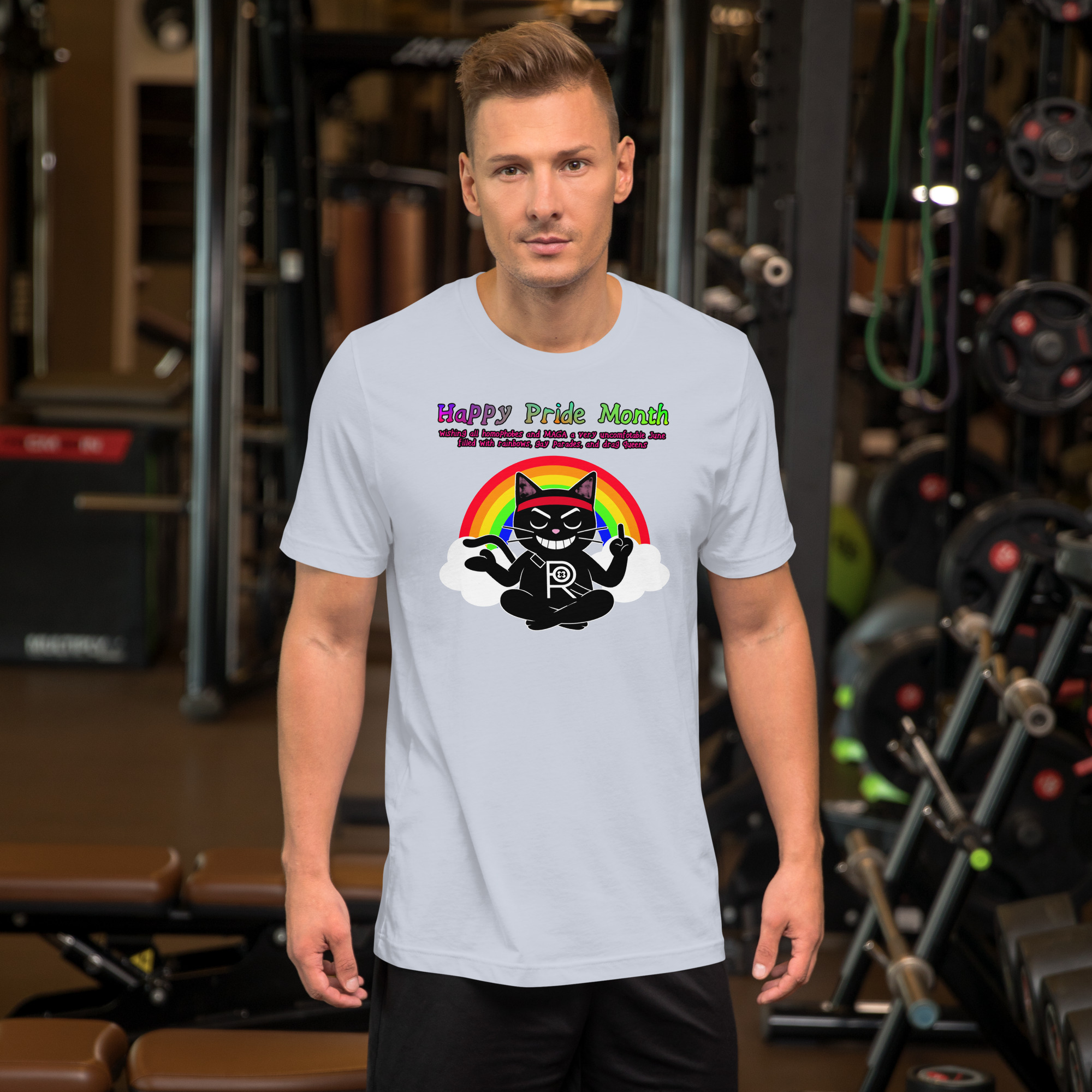 R - Happy Pride Month Light Style Unisex T-shirt - Image 5