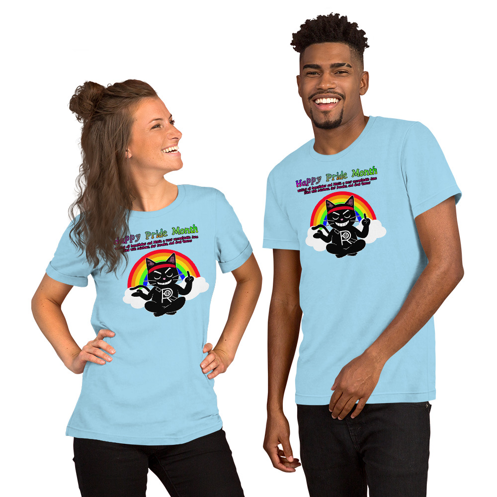 R - Happy Pride Month Light Style Unisex T-shirt - Image 6