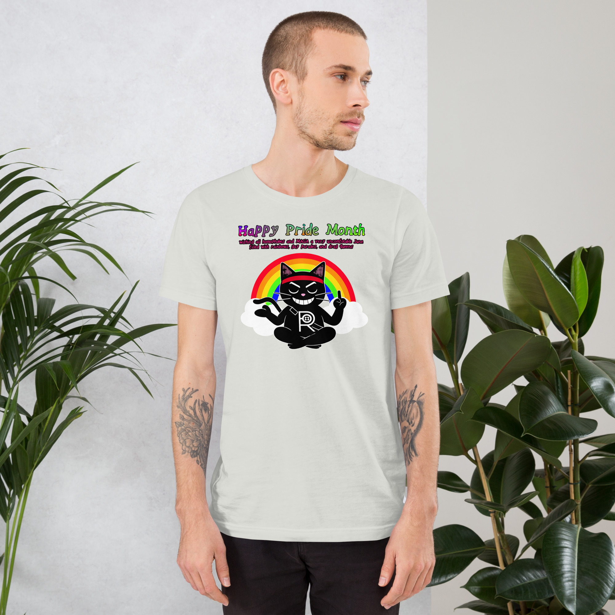 R - Happy Pride Month Light Style Unisex T-shirt - Image 13