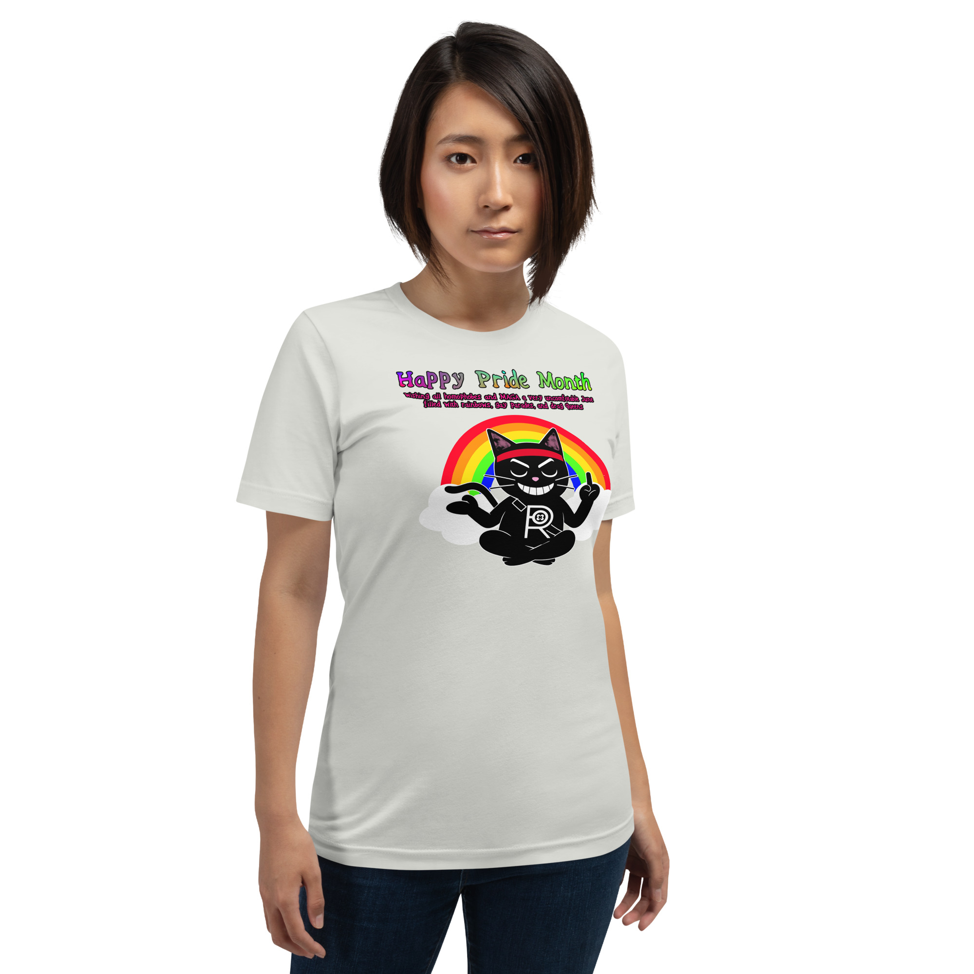 R - Happy Pride Month Light Style Unisex T-shirt - Image 14