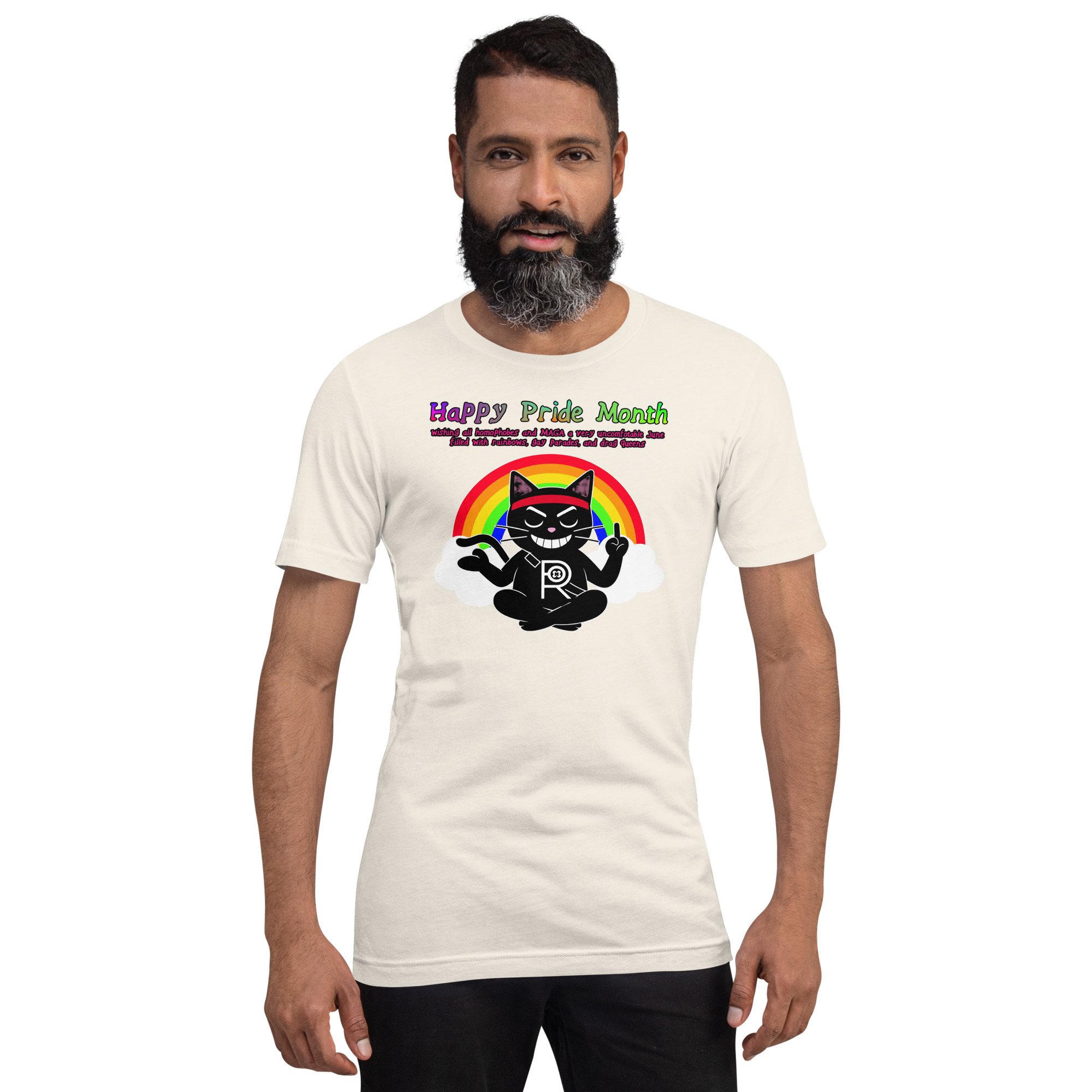 R - Happy Pride Month Light Style Unisex T-shirt - Image 18