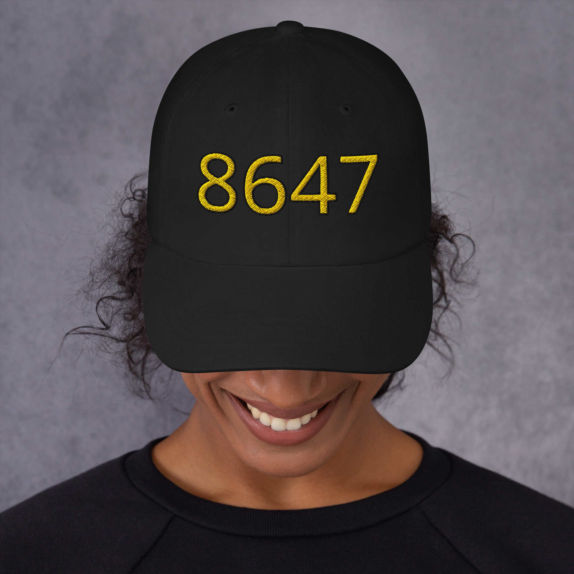 R - 8647 Classic Dad Hat Yellow Lettering Style 1 - Image 18