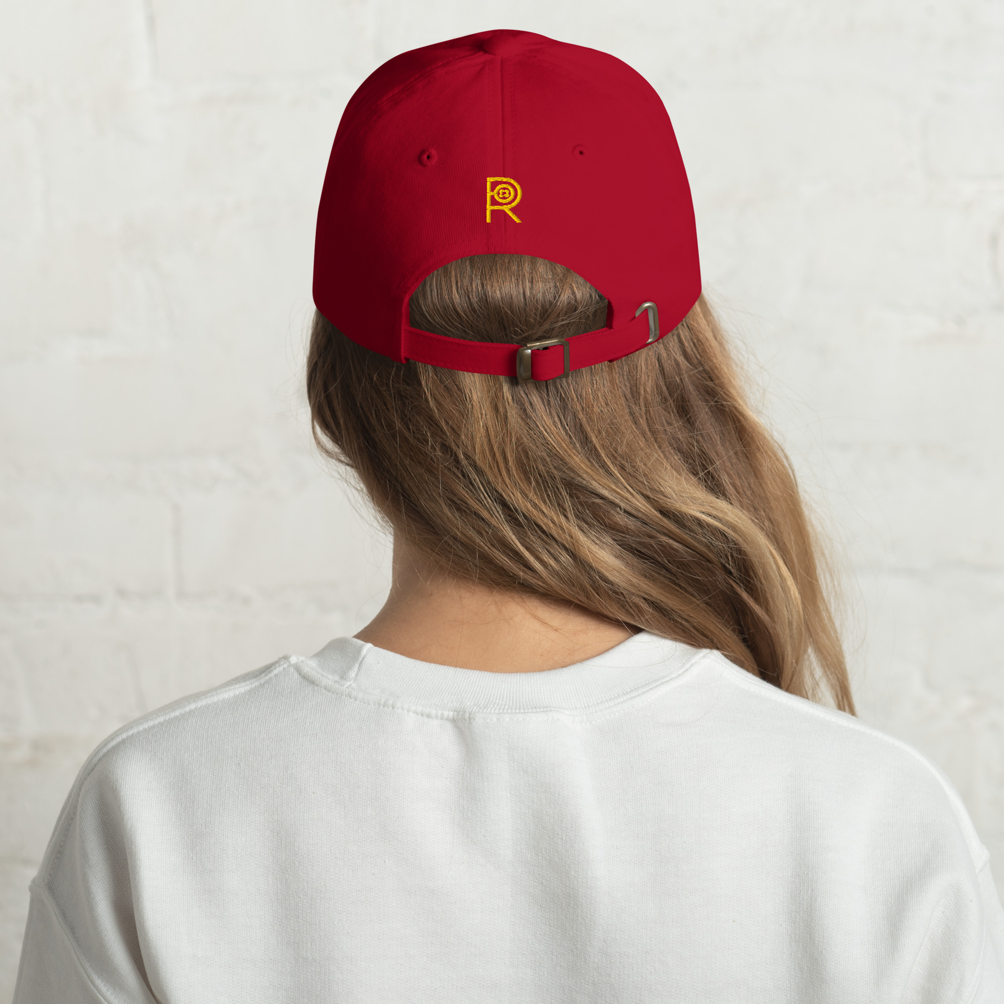 R - 8647 Classic Dad Hat Yellow Lettering Style 1 - Image 12