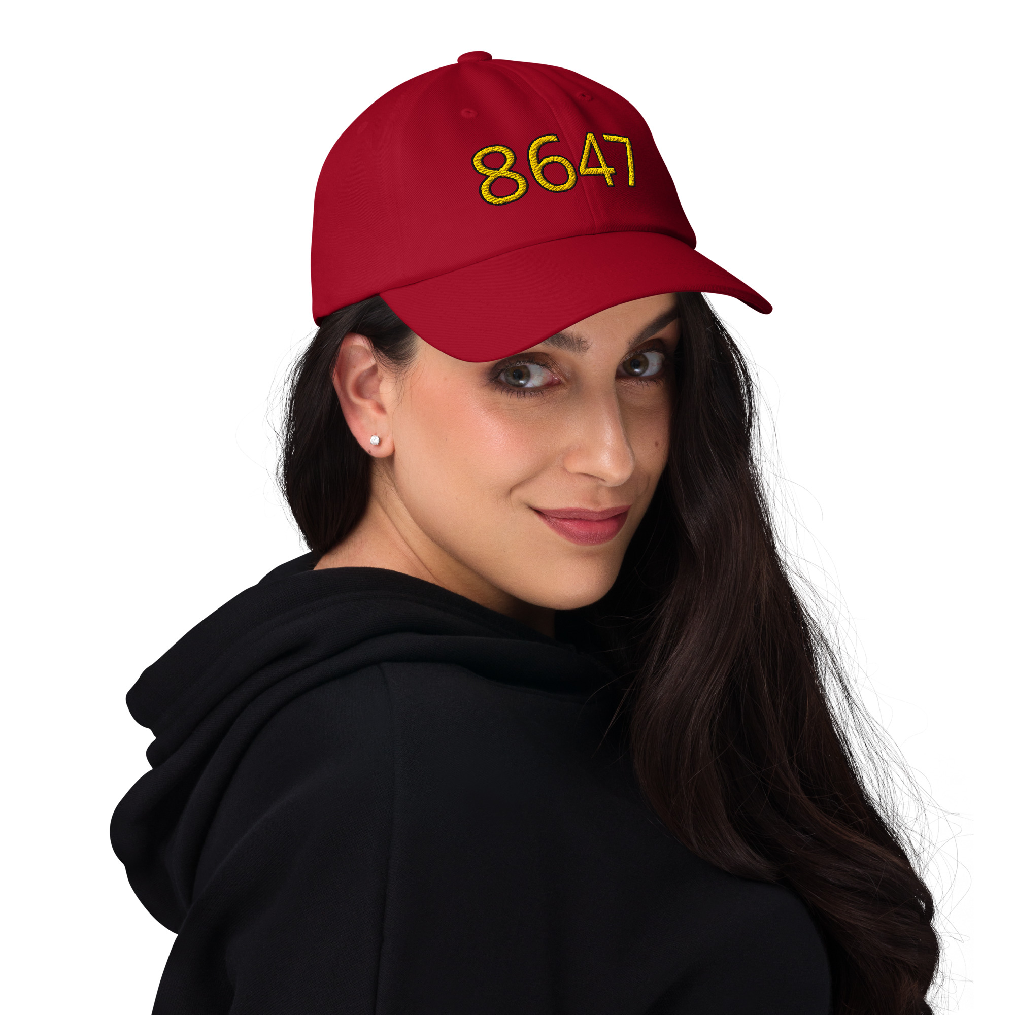 R - 8647 Classic Dad Hat Yellow Lettering Style 1 - Image 11