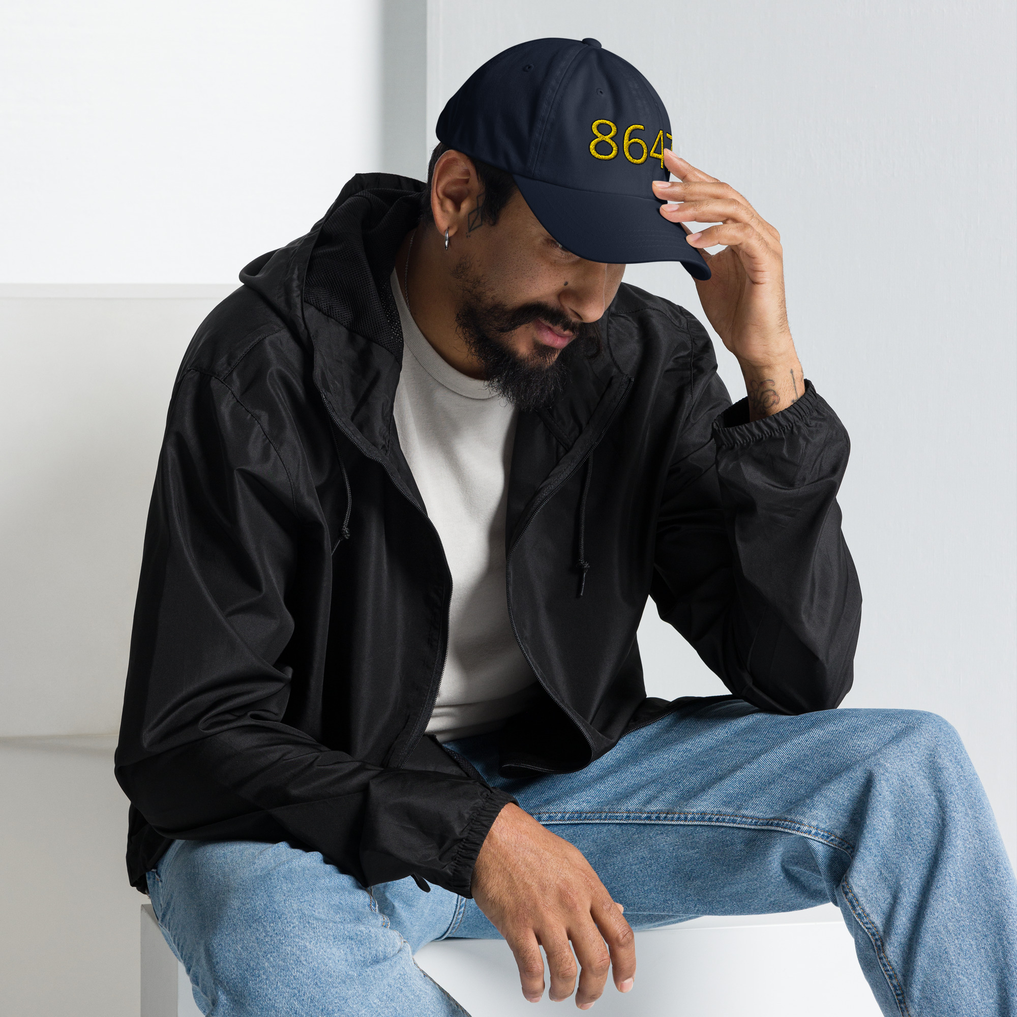 R - 8647 Classic Dad Hat Yellow Lettering Style 1 - Image 16