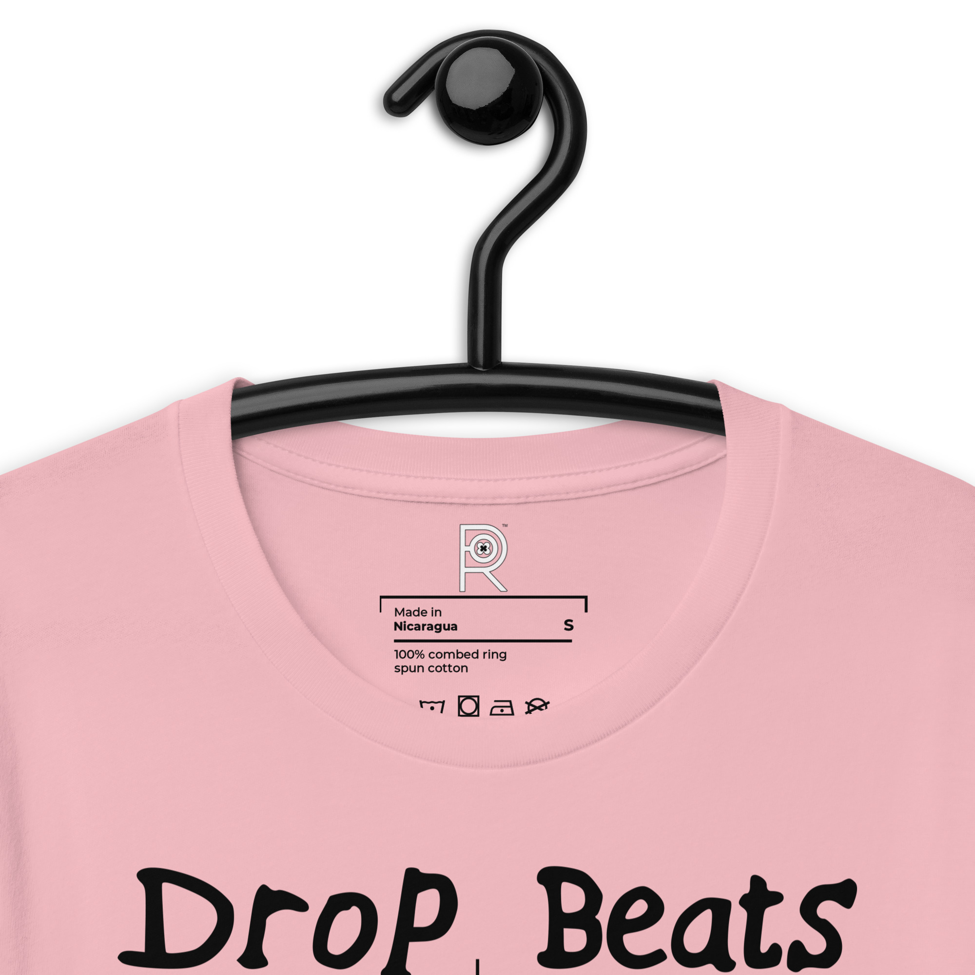 R - Drop Beats Not Bombs Light Style Unisex T-shirt - Image 15