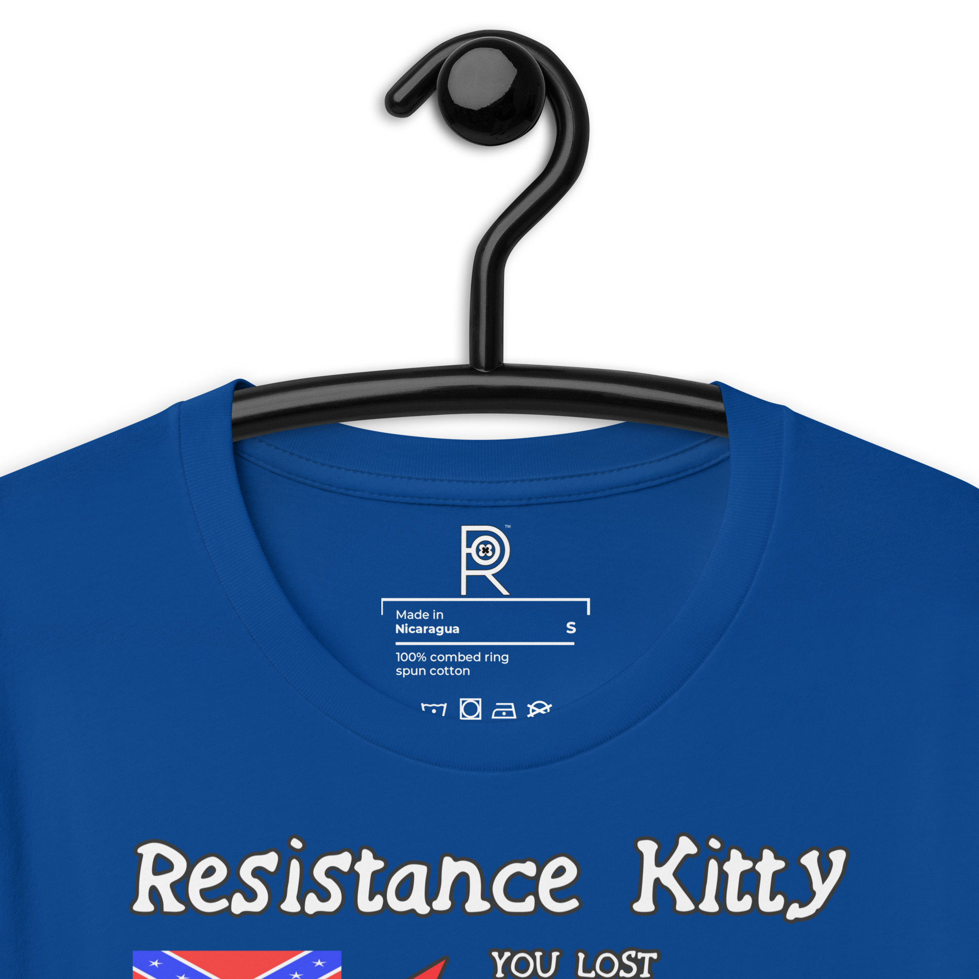 R - Resistance Kitty You Lost You Lost You're Next Dark Style Unisex T-shirt - Image 35