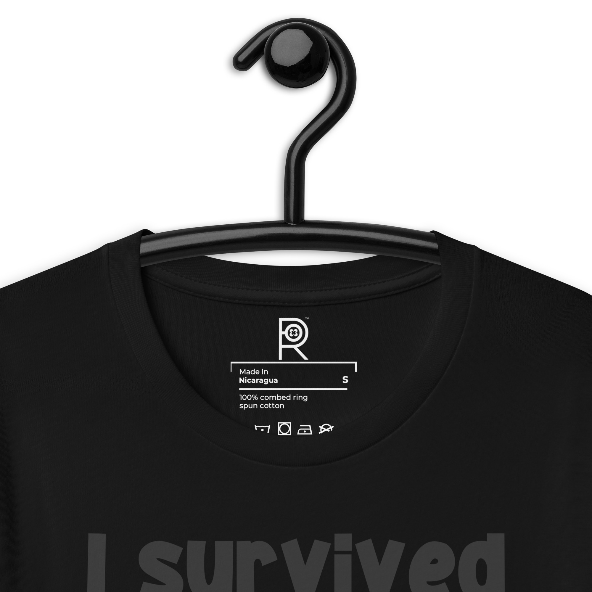 R - I Survived The Portland War Zone And All I Got Was Gassed By ICE And This T-shirt Dark Style Unisex T-shirt - Image 3