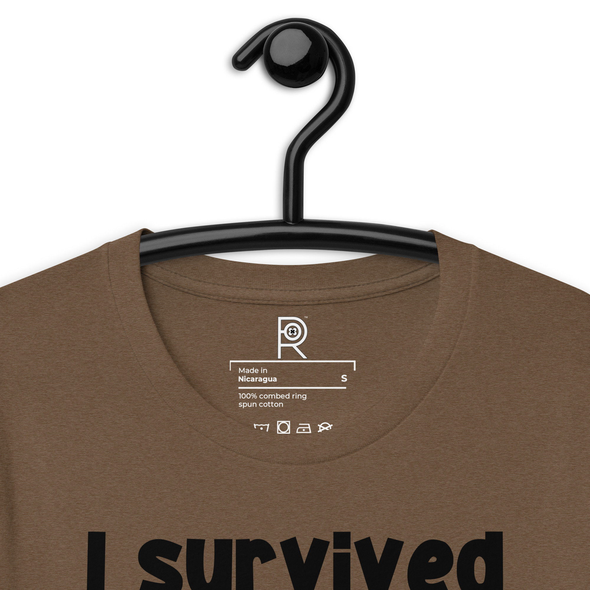 R - I Survived The Portland War Zone And All I Got Was Gassed By ICE And This T-shirt Dark Style Unisex T-shirt - Image 13