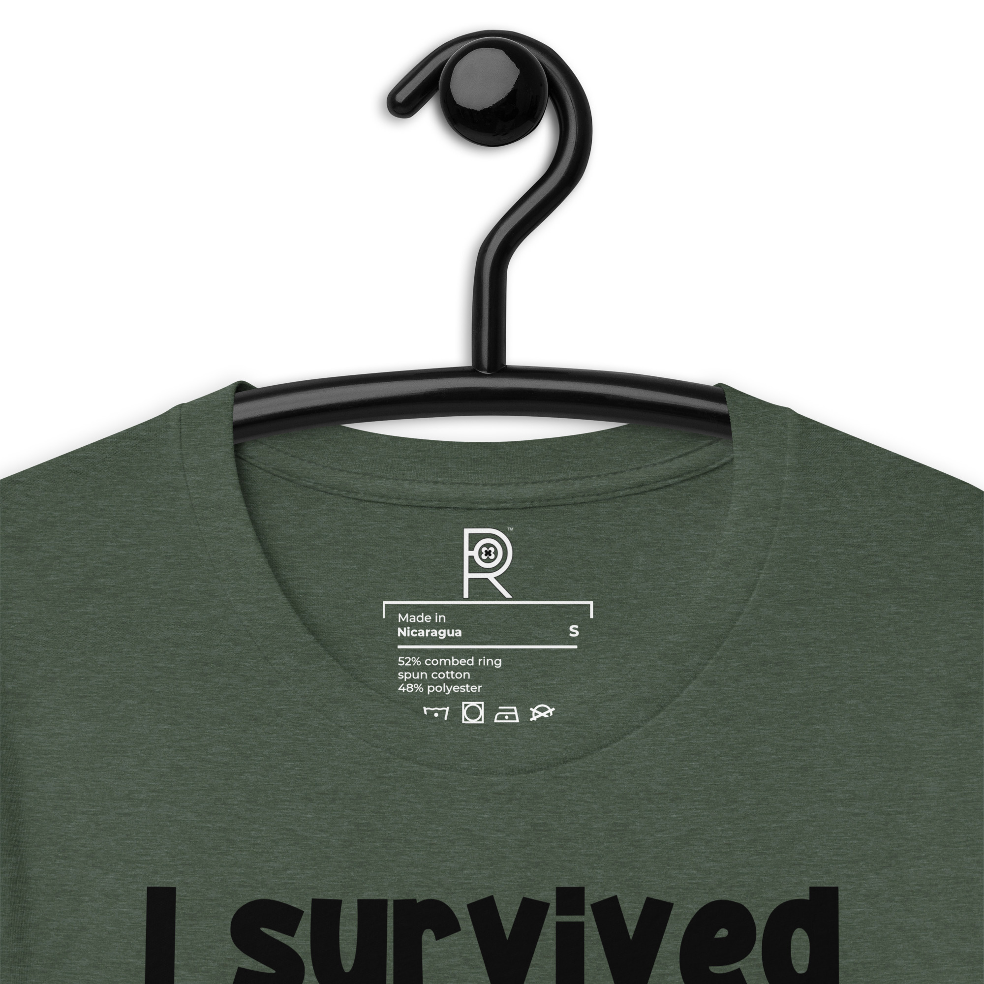 R - I Survived The Portland War Zone And All I Got Was Gassed By ICE And This T-shirt Dark Style Unisex T-shirt - Image 9