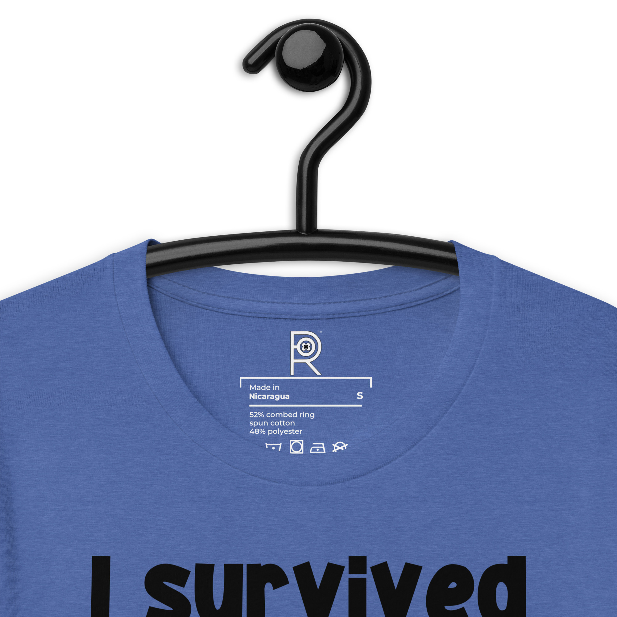 R - I Survived The Portland War Zone And All I Got Was Gassed By ICE And This T-shirt Dark Style Unisex T-shirt - Image 18