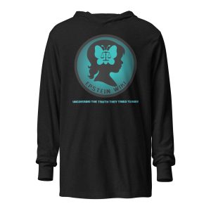 R - Epstein Wiki - Uncovering The Truth They Tried To Bury Unisex Hooded Long Sleeve Tee
