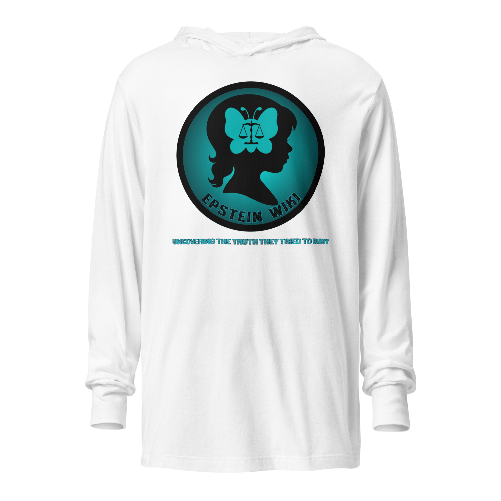 R - Epstein Wiki - Uncovering The Truth They Tried To Bury Unisex Hooded Long Sleeve Tee - Image 12
