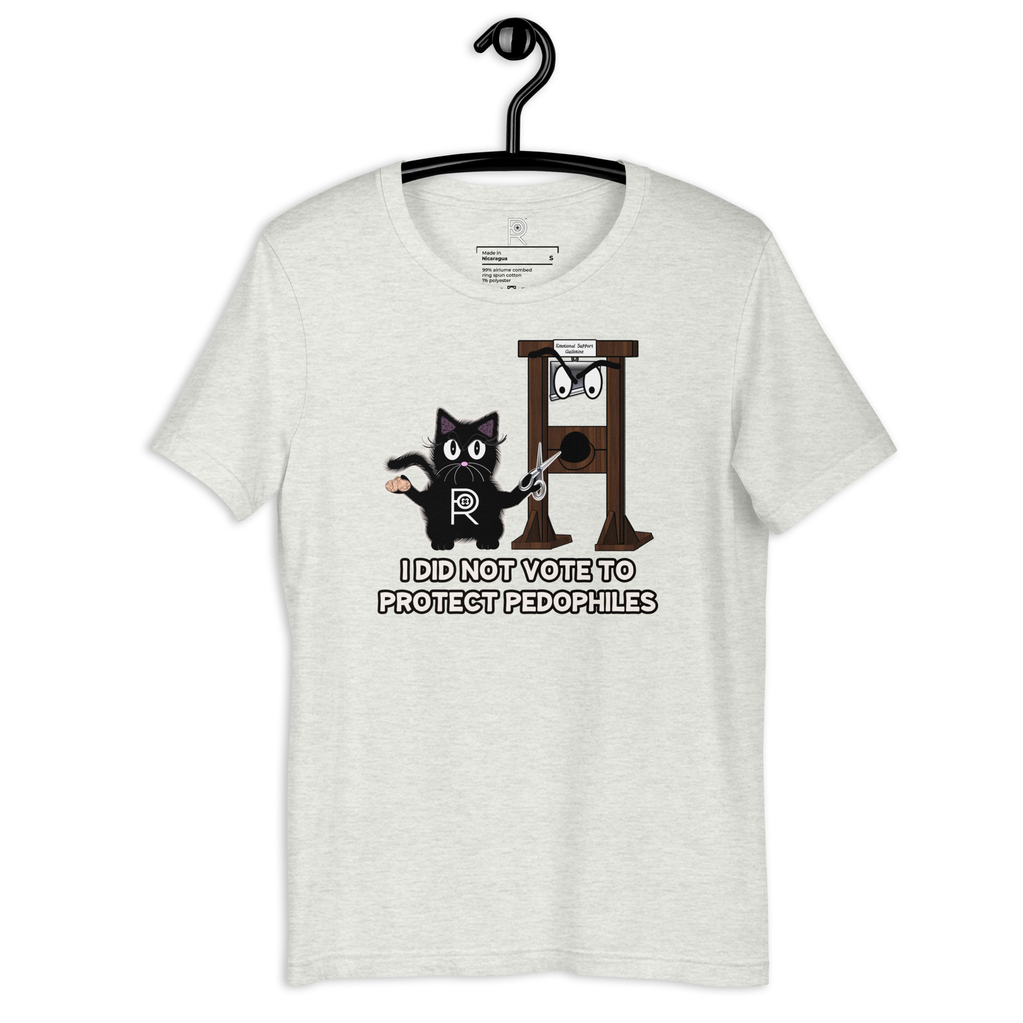 R - I Did Not Vote To Protect Pedophiles Light Style Unisex T-shirt - Image 33