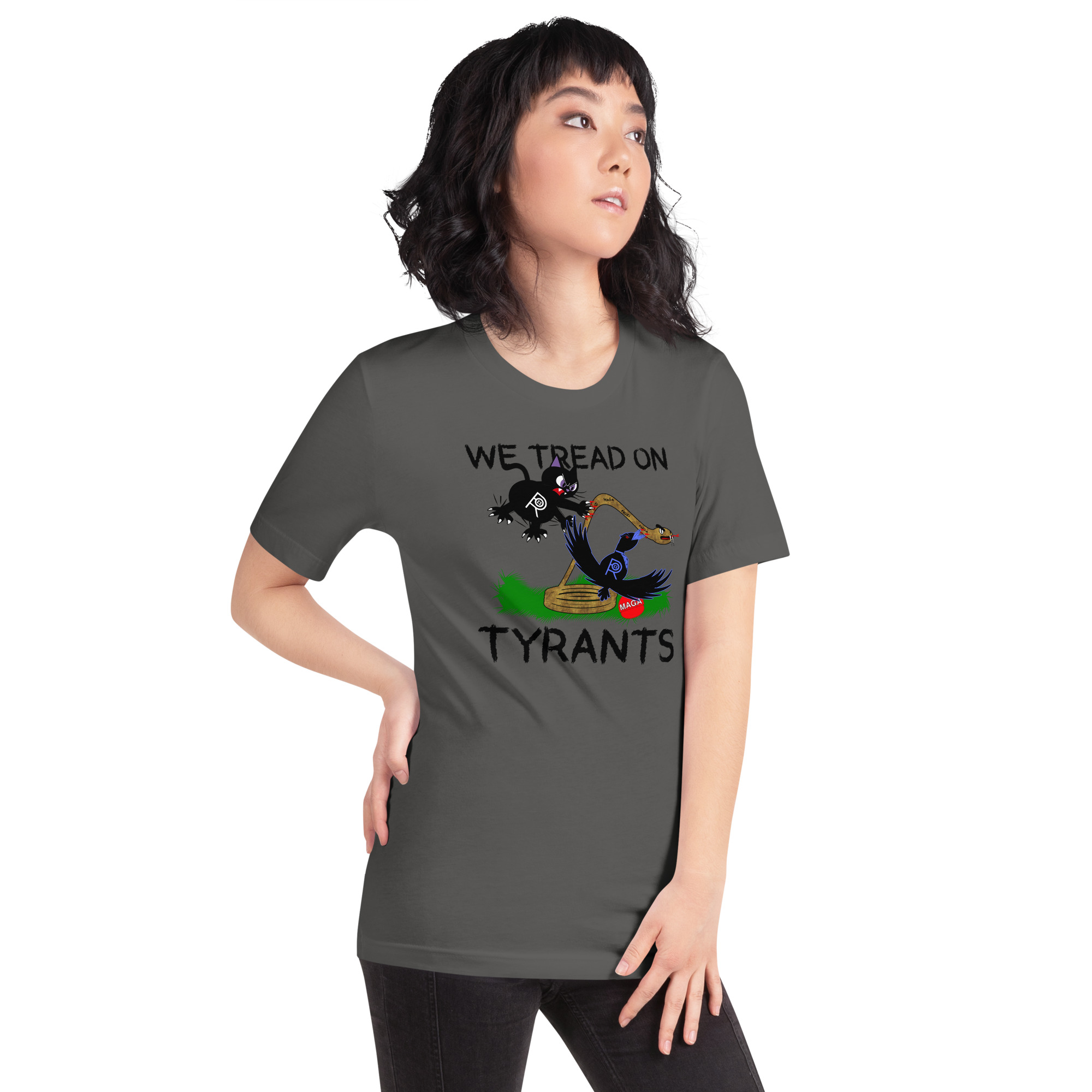 R - We Tread On Tyrants Dark Style Unisex T-shirt - Image 3
