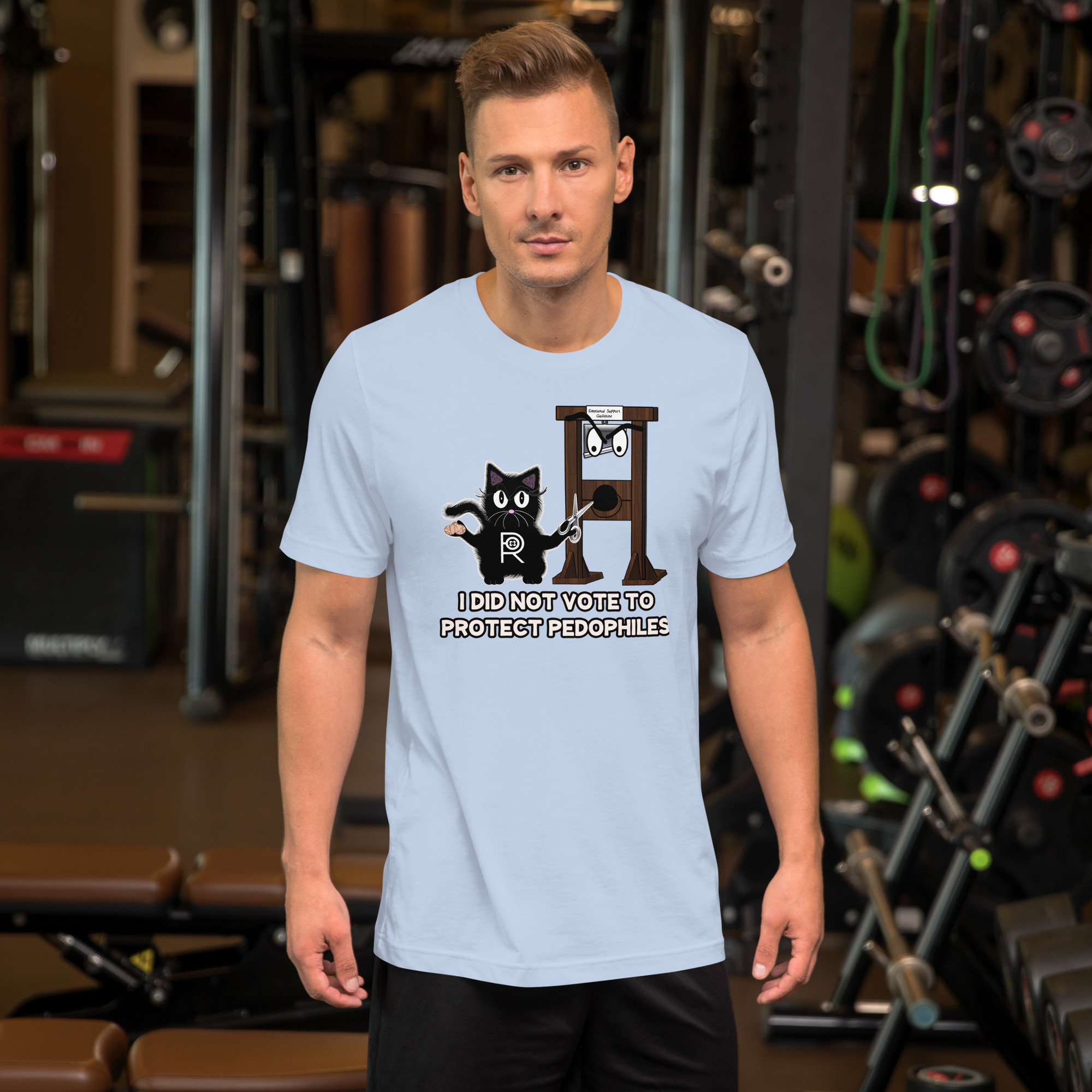 R - I Did Not Vote To Protect Pedophiles Light Style Unisex T-shirt - Image 9