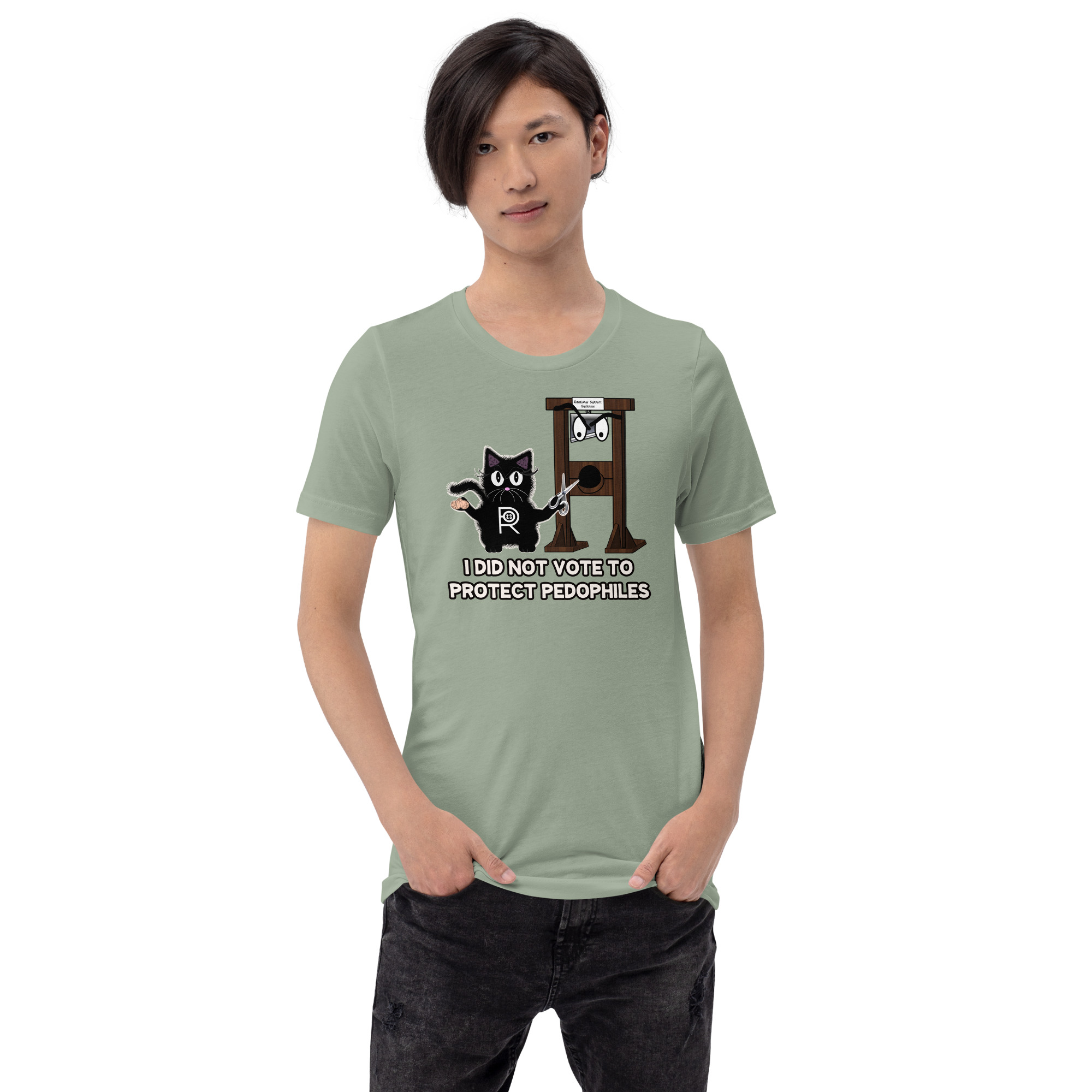R - I Did Not Vote To Protect Pedophiles Light Style Unisex T-shirt - Image 4