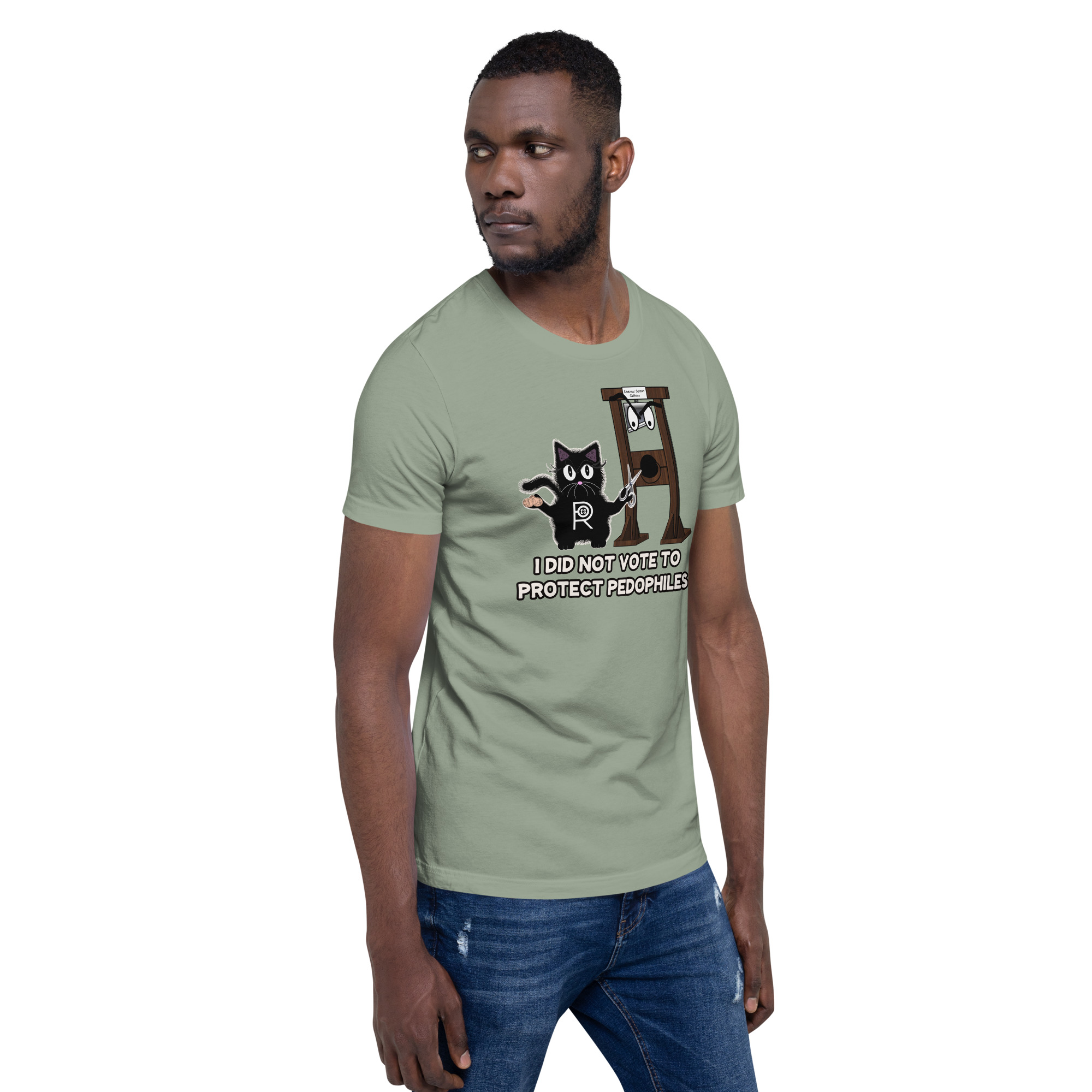 R - I Did Not Vote To Protect Pedophiles Light Style Unisex T-shirt - Image 3