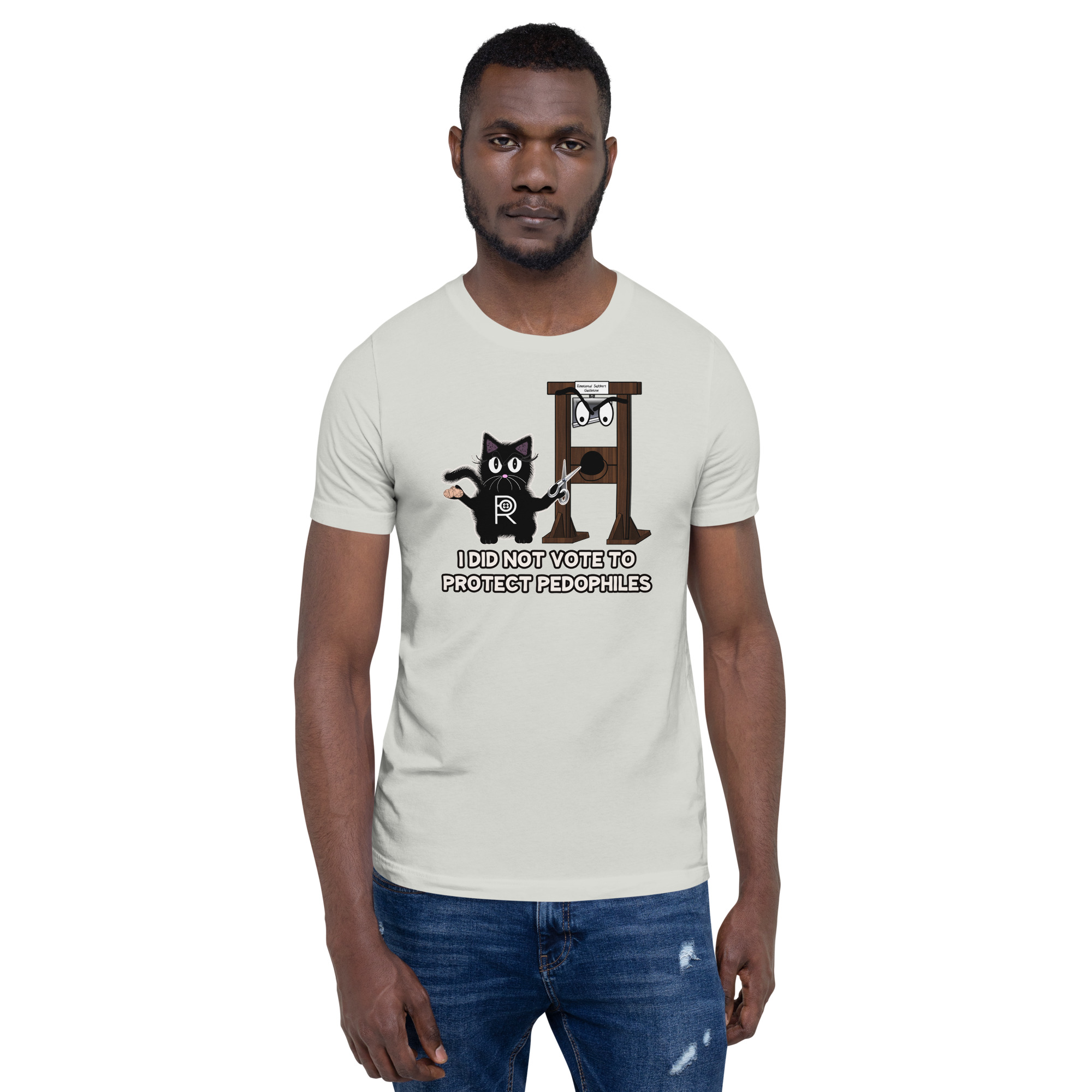 R - I Did Not Vote To Protect Pedophiles Light Style Unisex T-shirt - Image 12